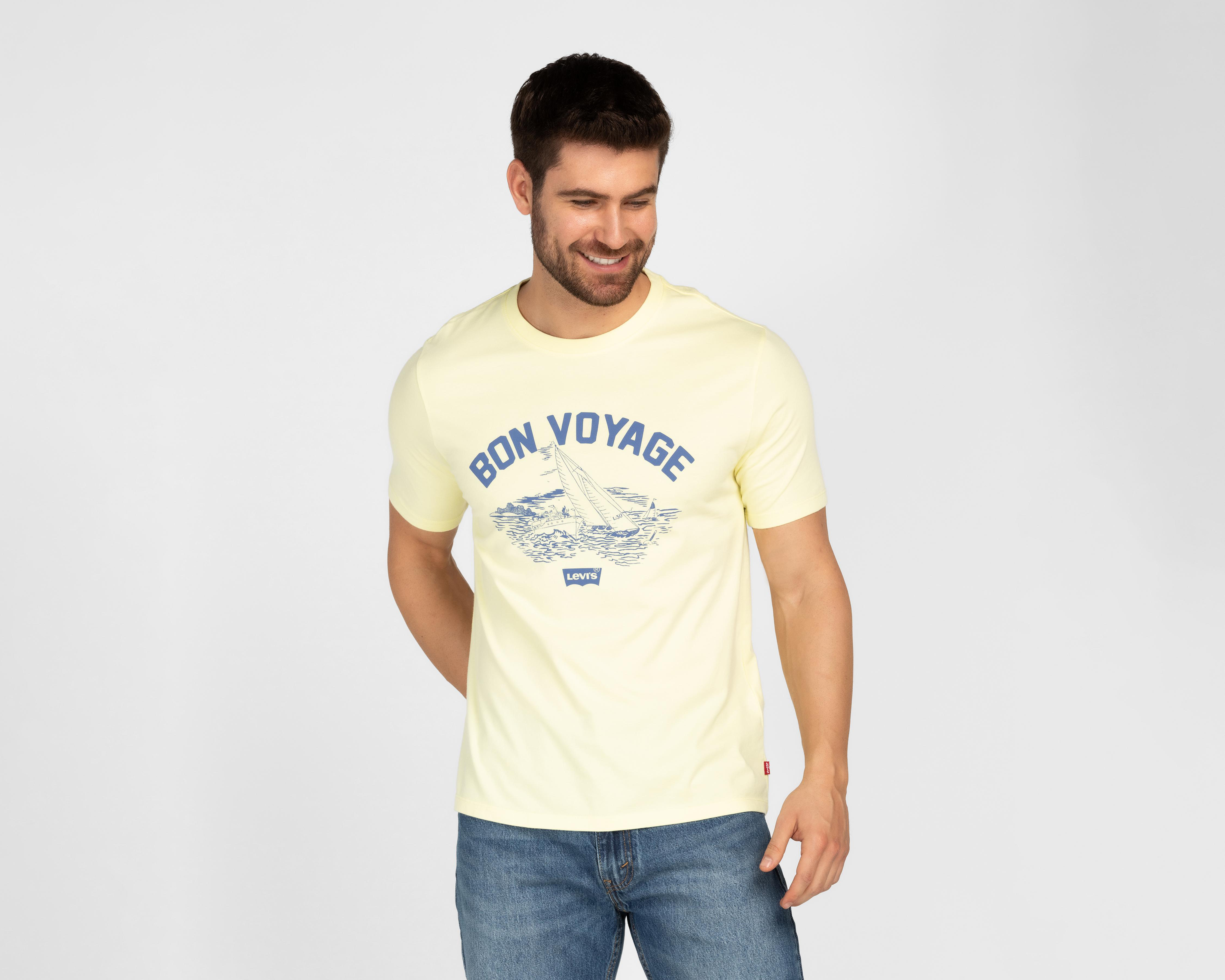 Foto 2 pulgar | Playera Levi's Cuello Redondo para Hombre