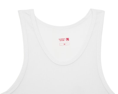 Foto 3 | Camiseta Interior Cuello Redondo Lucky Star para Hombre 3 Piezas