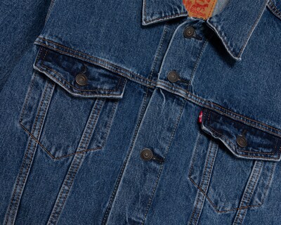Foto 3 | Chamarra Levi's Trucker de Mezclilla