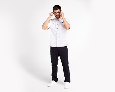 Foto 2 | Pantalón Chino Refill Azul Marino para Hombre