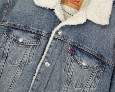 Foto 3 | Chamarra Levi's Trucker de Mezclilla