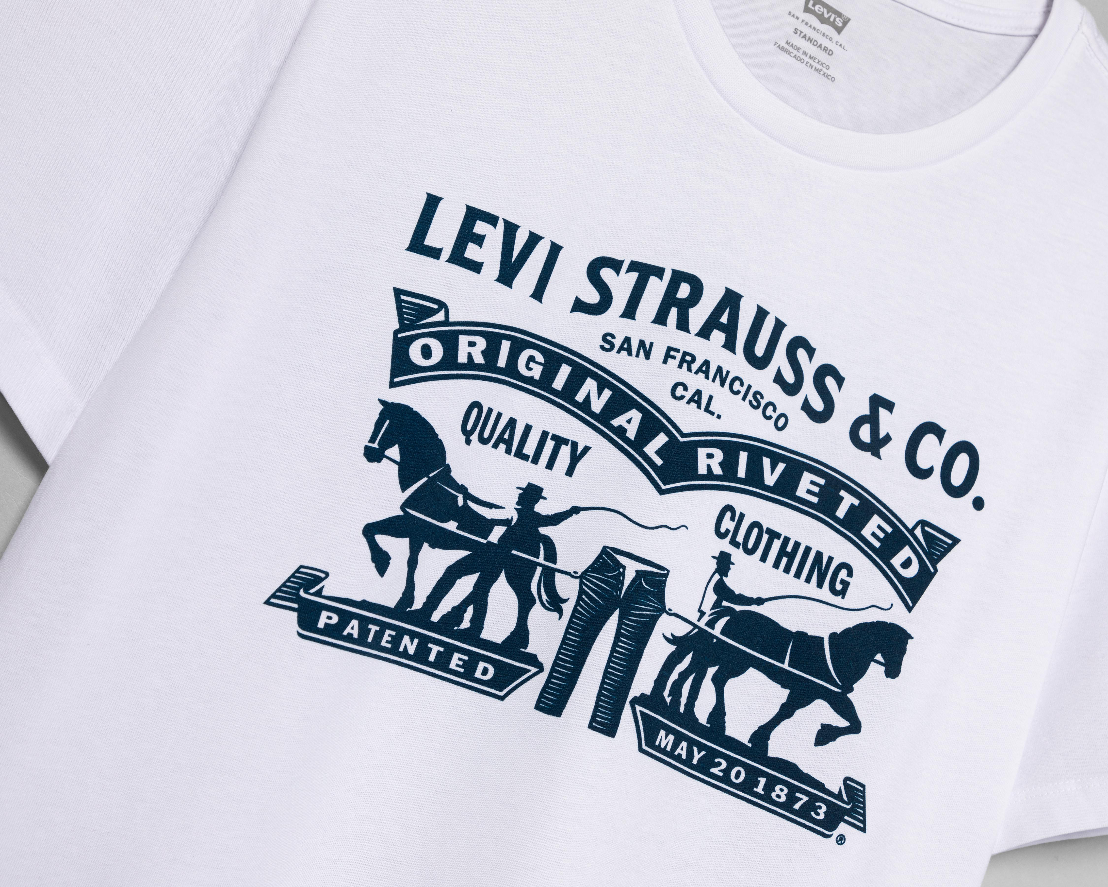 Foto 4 pulgar | Playera Levi’s Cuello Redondo