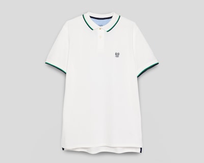 Foto 1 | Playera Polo Chaps Blanca para Hombre