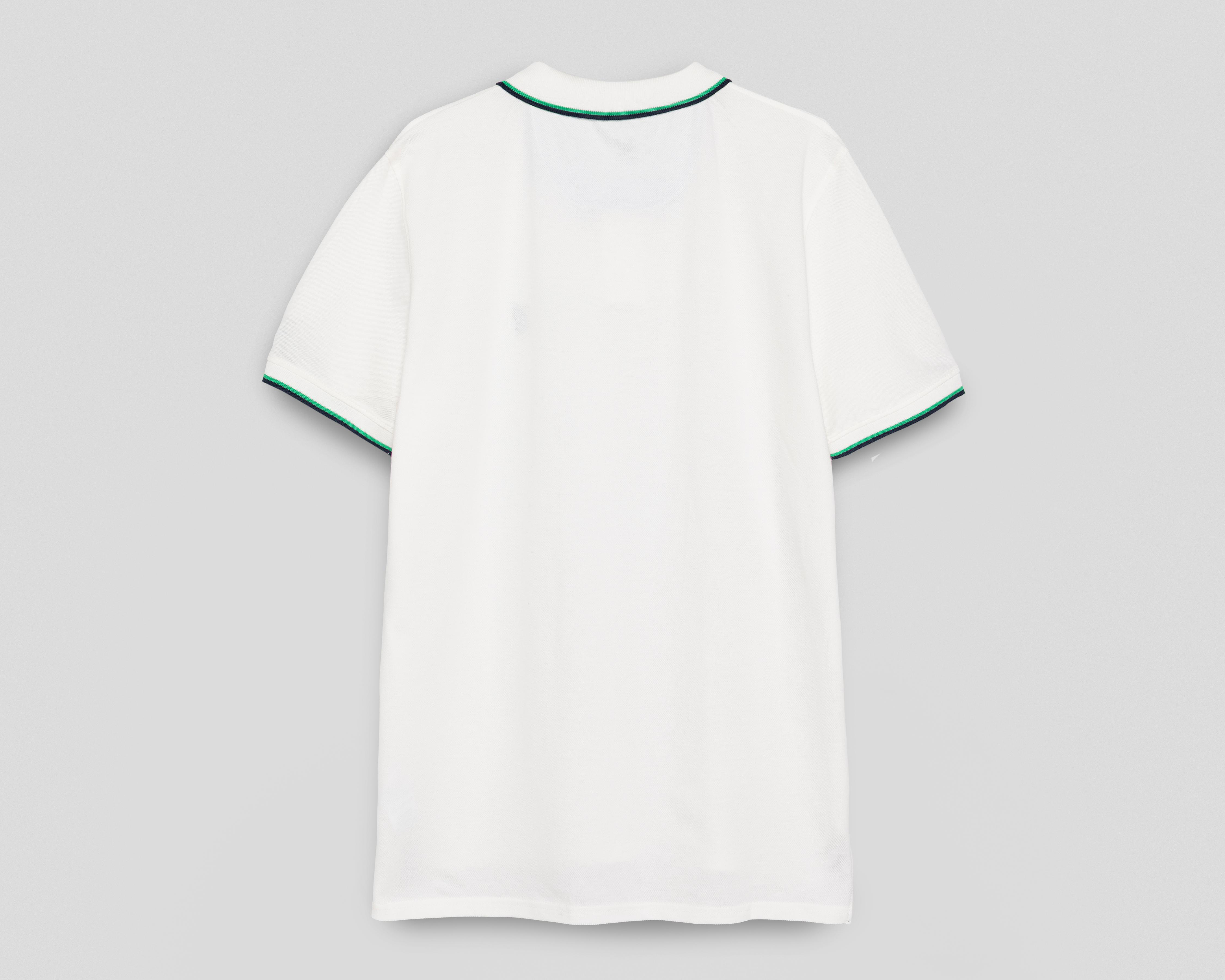 Foto 3 pulgar | Playera Polo Chaps Blanca para Hombre