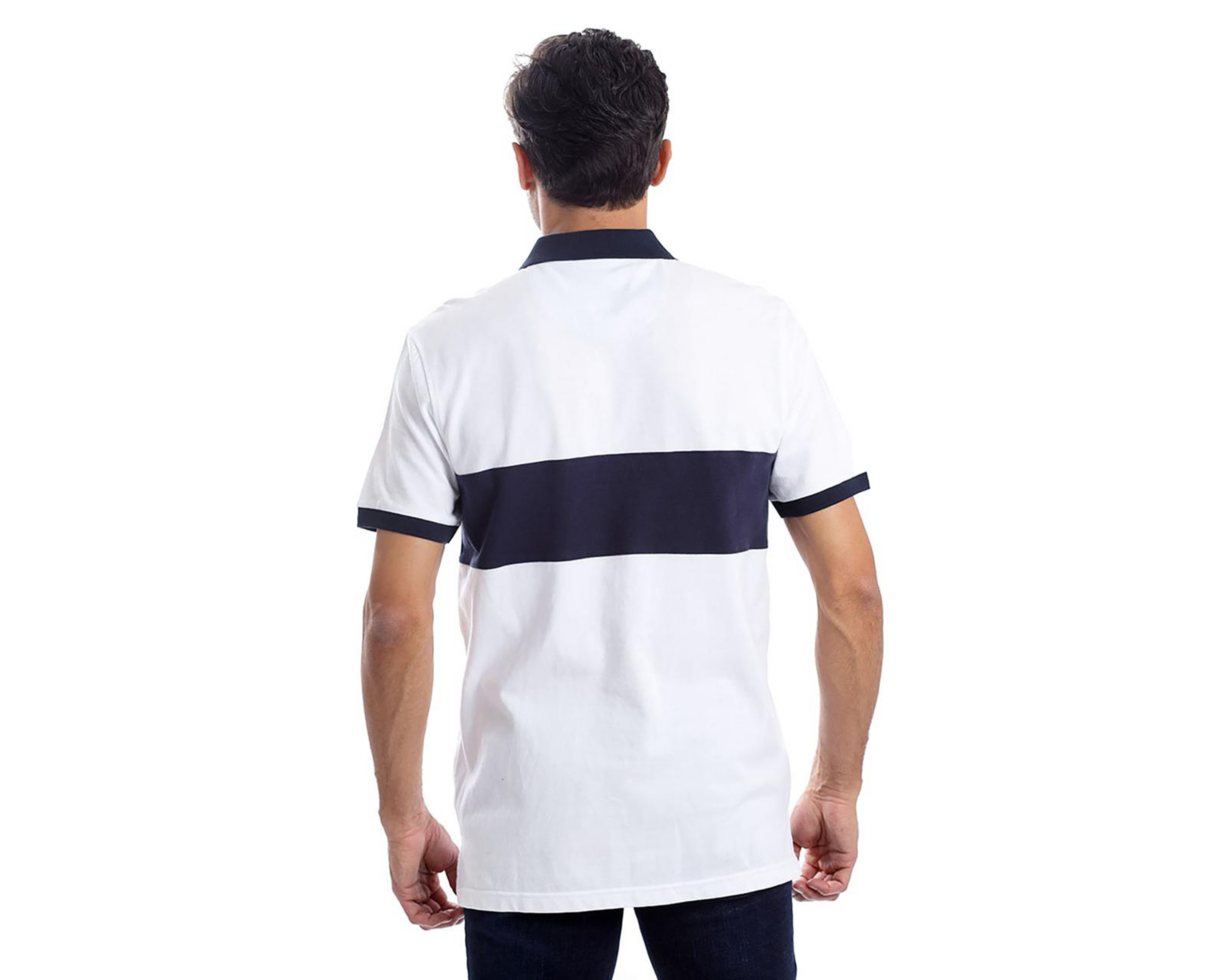 Foto 4 pulgar | Playera Polo Chaps Blanca para Hombre