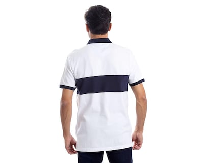 Foto 3 | Playera Polo Chaps Blanca para Hombre