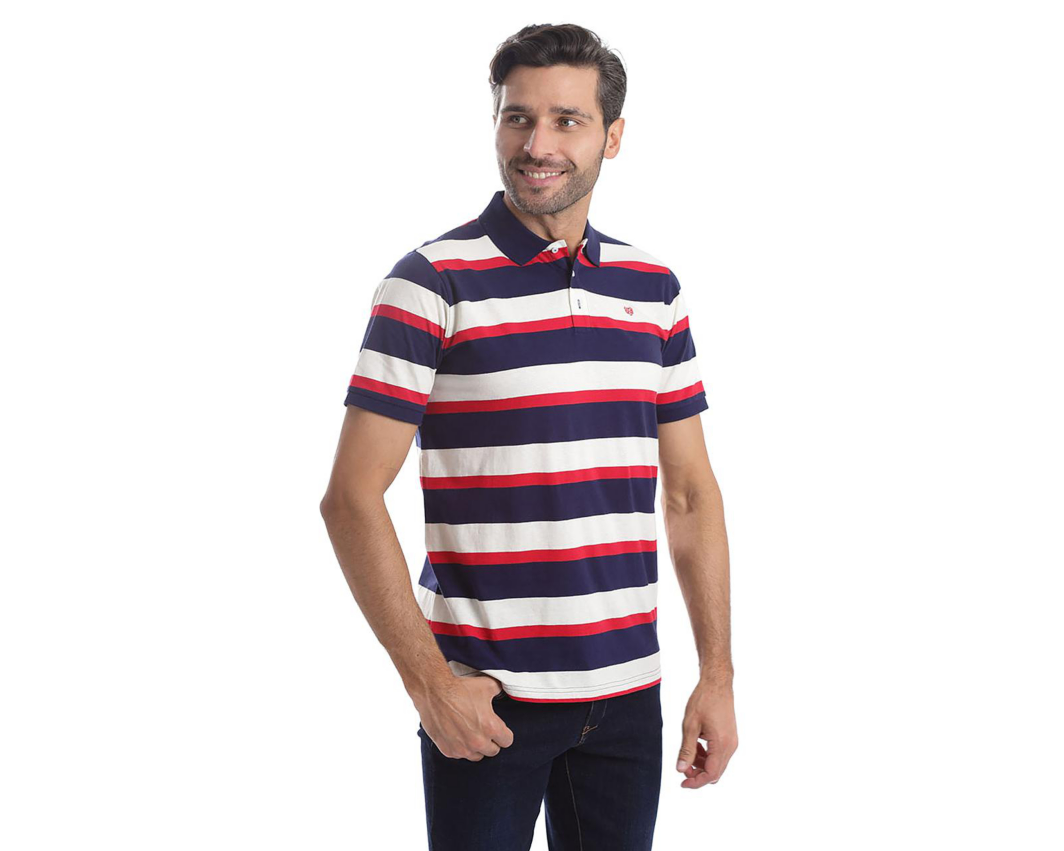 Foto 3 pulgar | Playera Polo Chaps Multicolor para Hombre