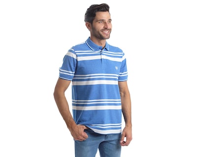 Foto 2 | Playera Polo Chaps Azul para Hombre