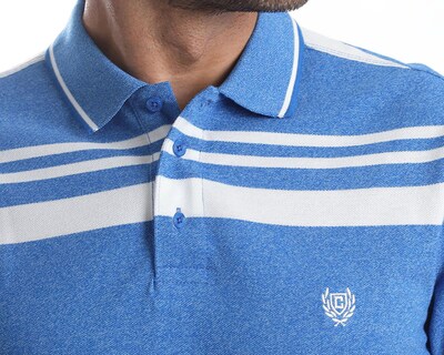 Foto 4 | Playera Polo Chaps Azul para Hombre