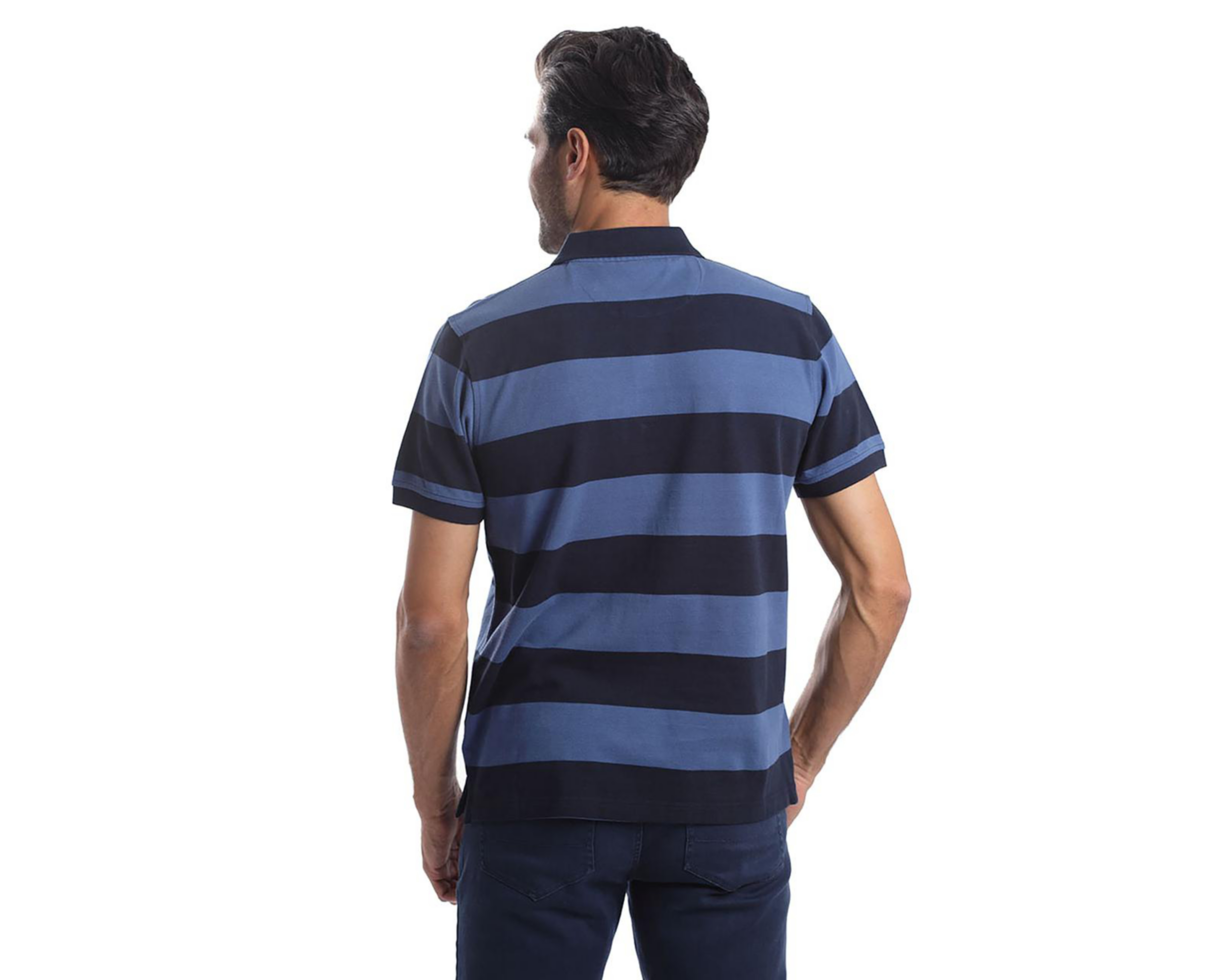 Foto 4 pulgar | Playera Polo Chaps Azul para Hombre