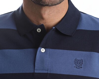 Foto 4 | Playera Polo Chaps Azul para Hombre