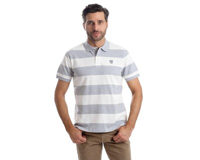 Foto 1 | Playera Polo Chaps Gris para Hombre