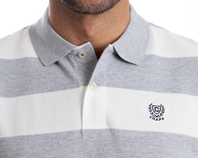 Foto 4 | Playera Polo Chaps Gris para Hombre
