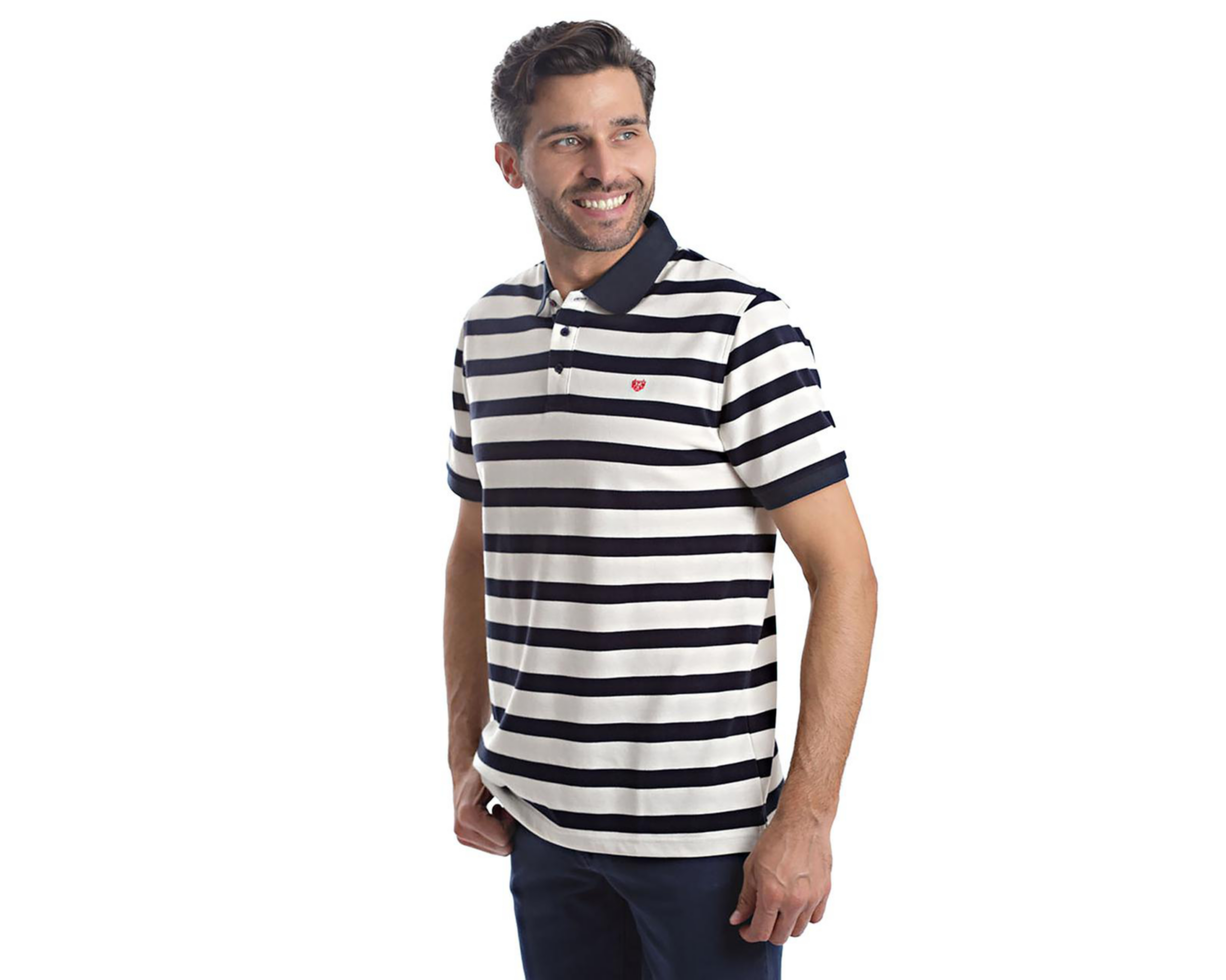 Foto 3 pulgar | Playera Polo Chaps Azul para Hombre