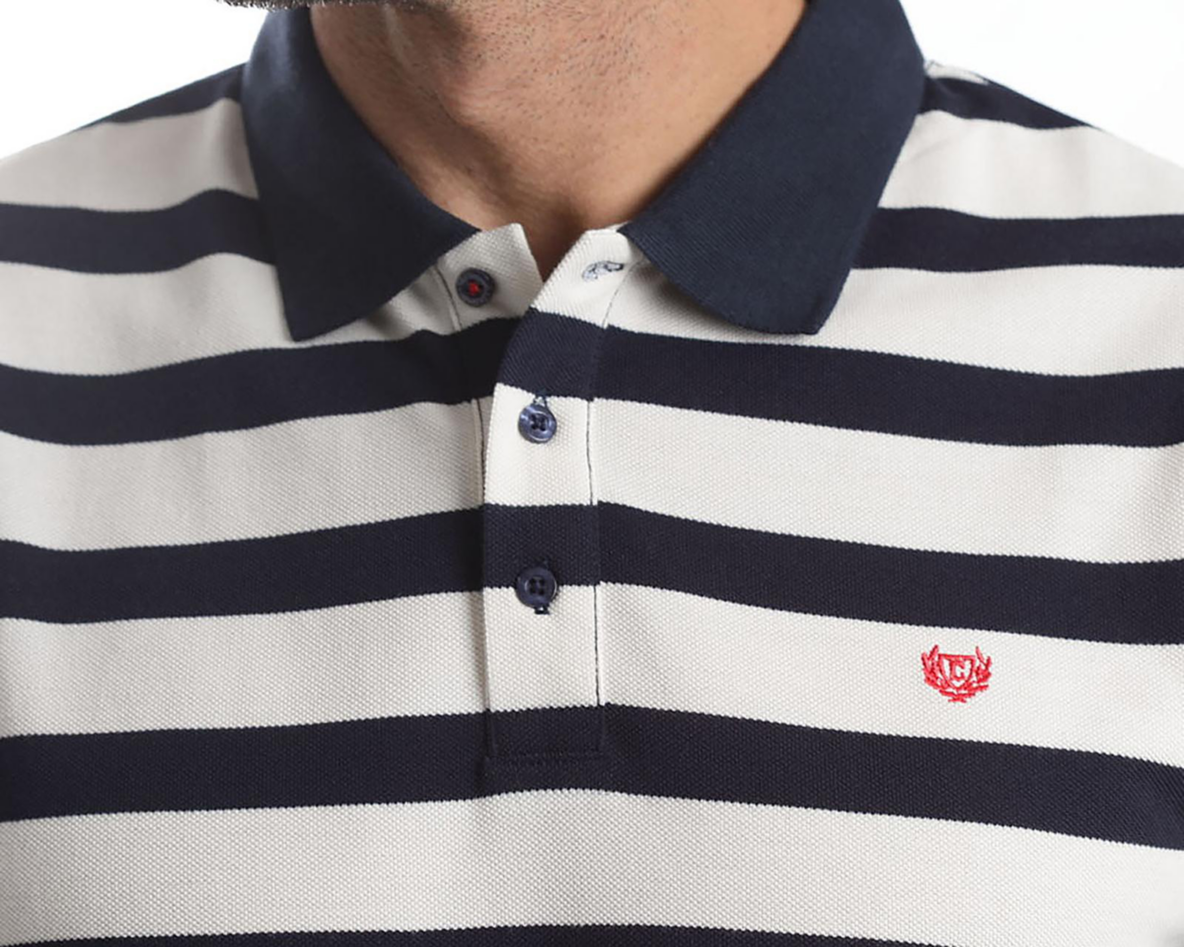 Foto 5 pulgar | Playera Polo Chaps Azul para Hombre