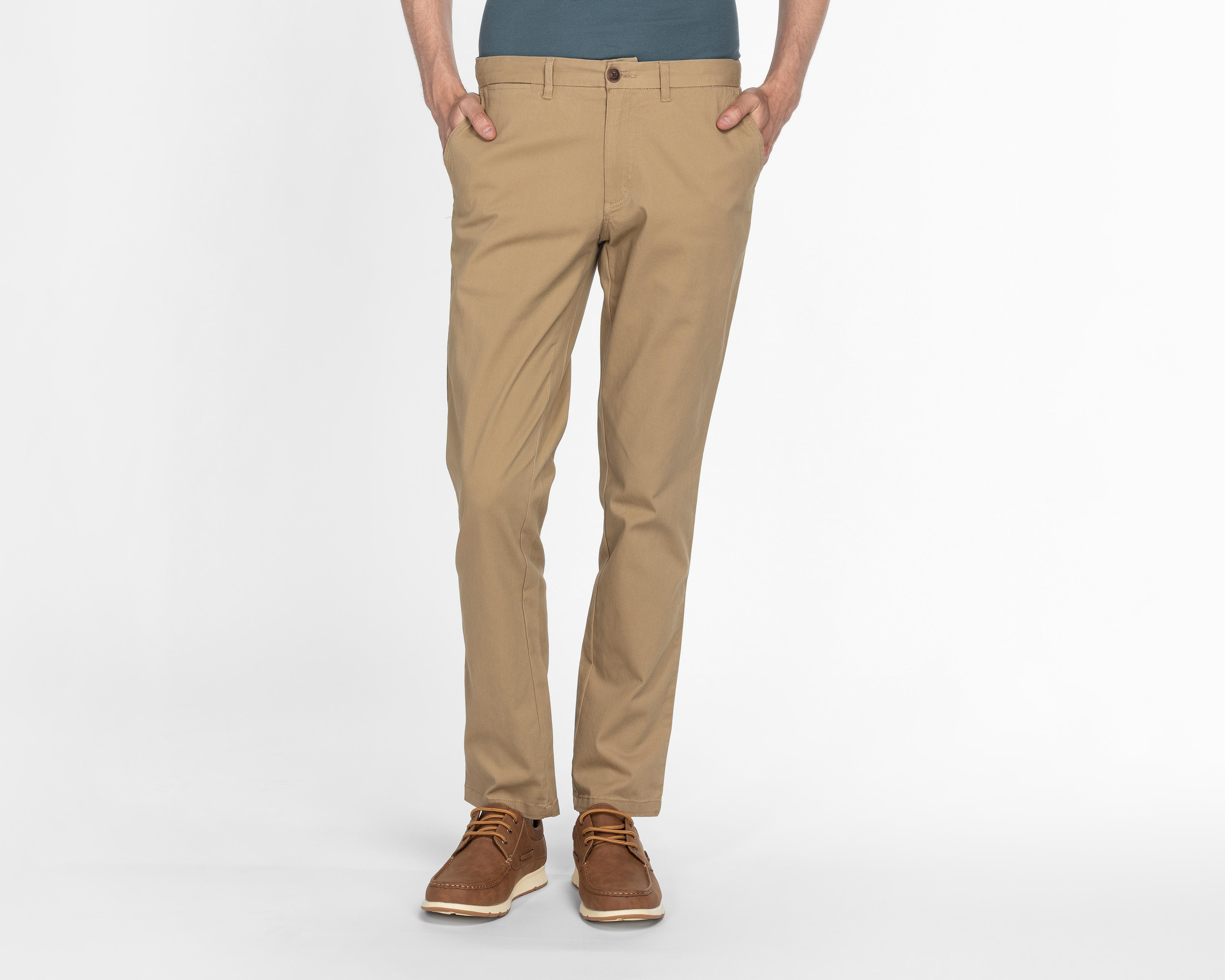 Pantalón Chino Chaps Beige para Hombre $1,199