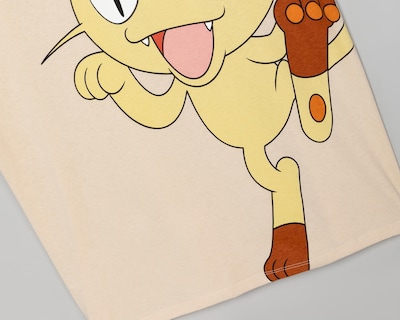 Foto 3 | Playera de Cuello Redondo Beige Pokémon para Hombre