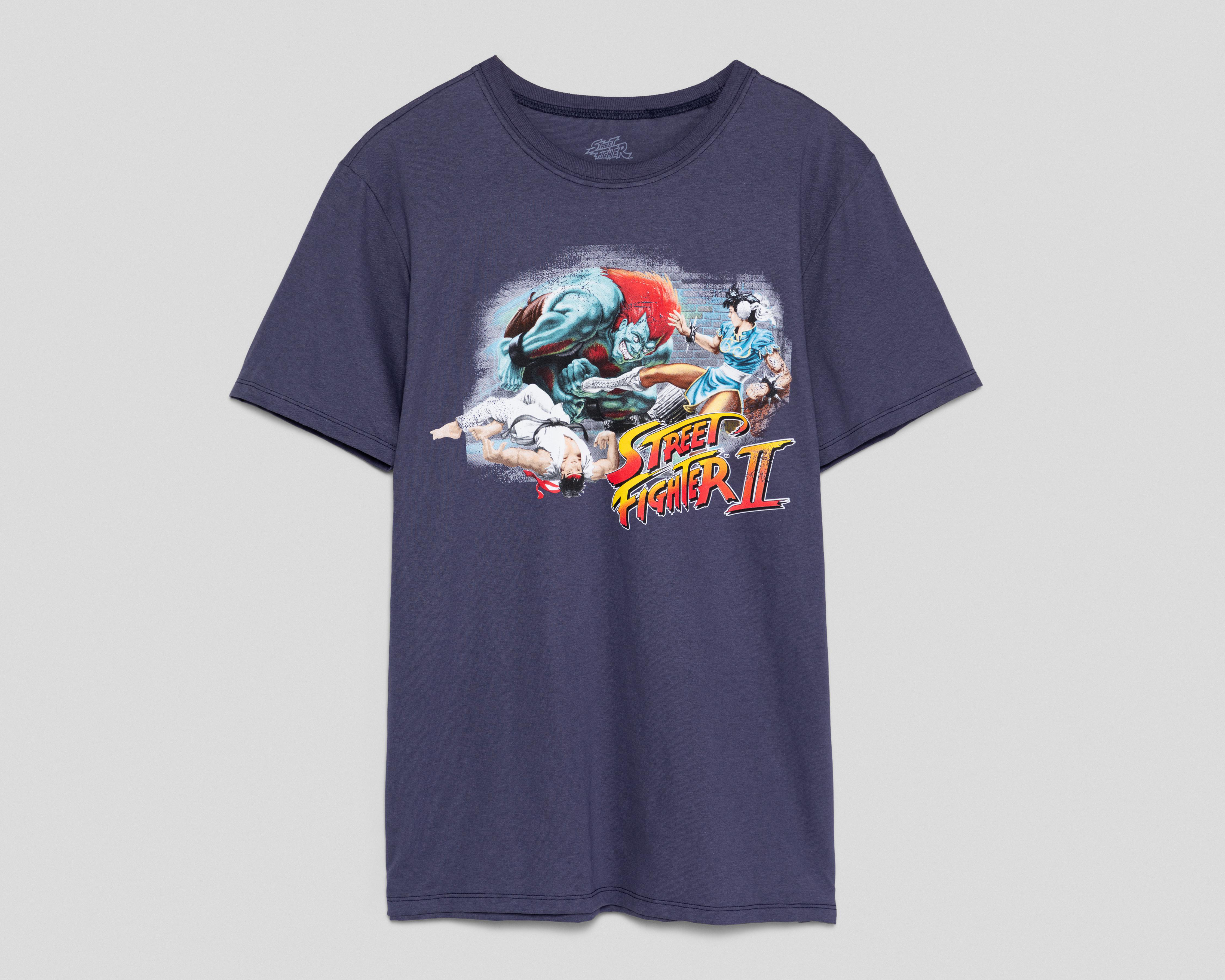 Foto 1 | Playera Street Figther II para Hombre