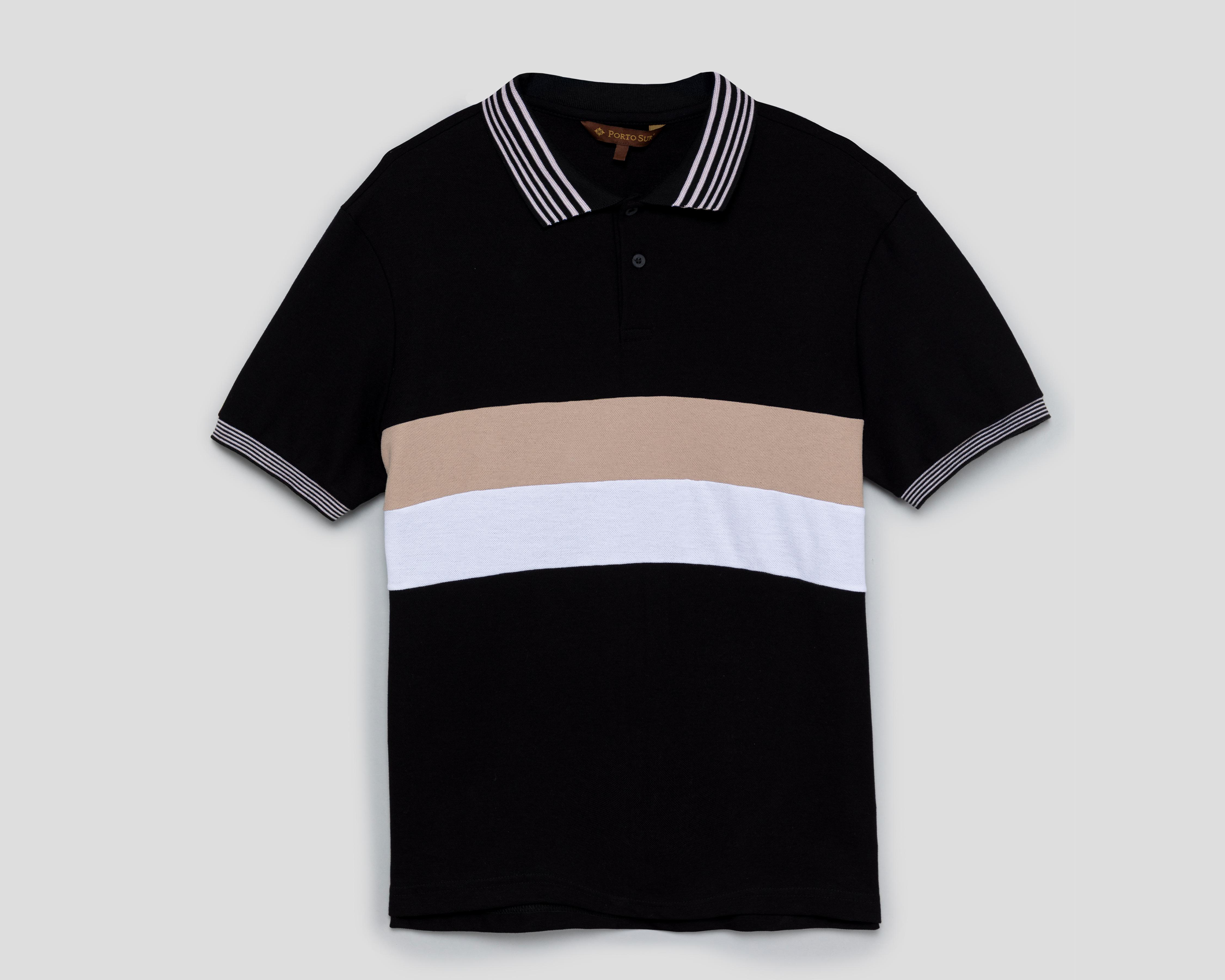 Foto 2 pulgar | Playera Polo Porto Sur Multicolor para Hombre