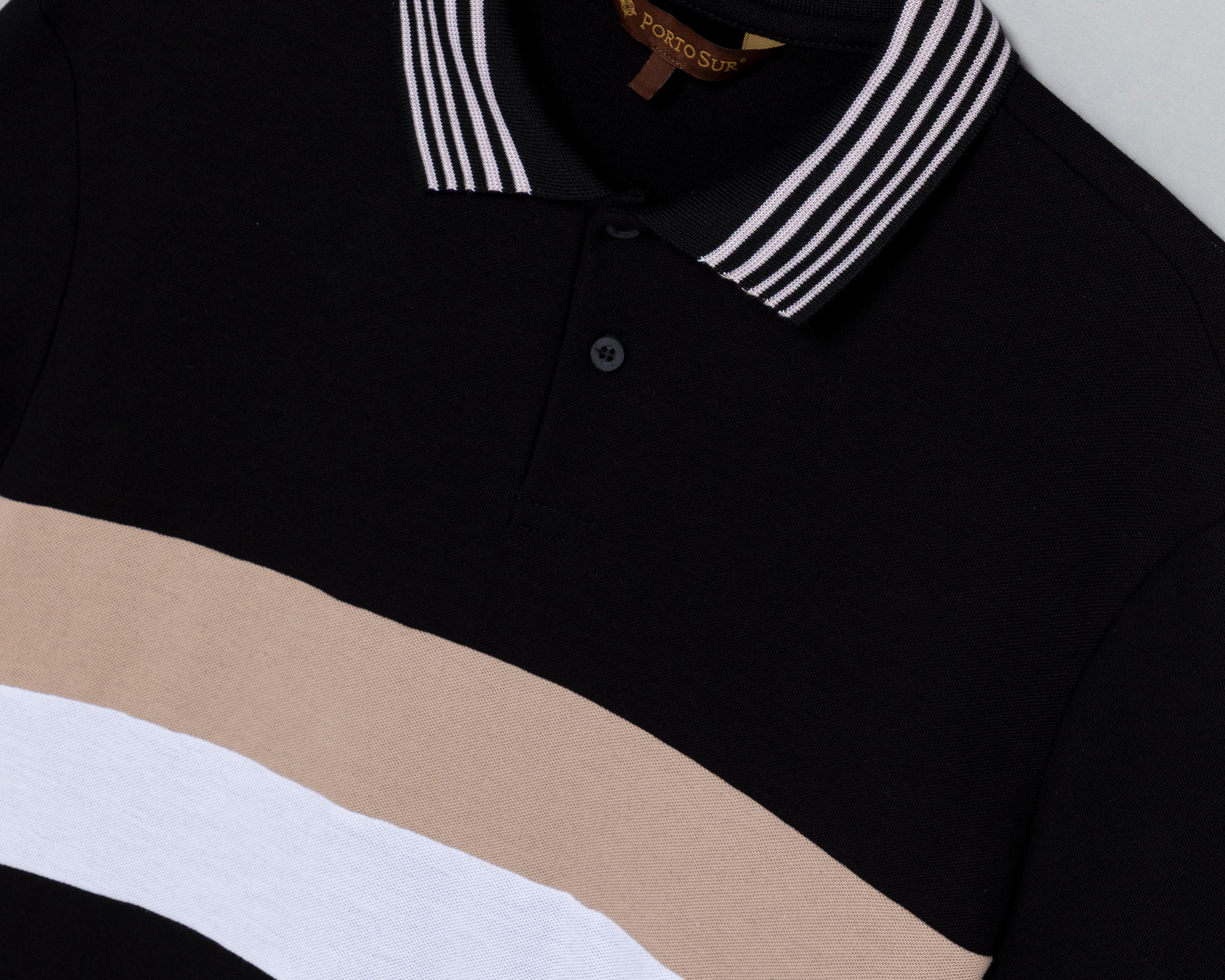 Foto 4 pulgar | Playera Polo Porto Sur Multicolor para Hombre