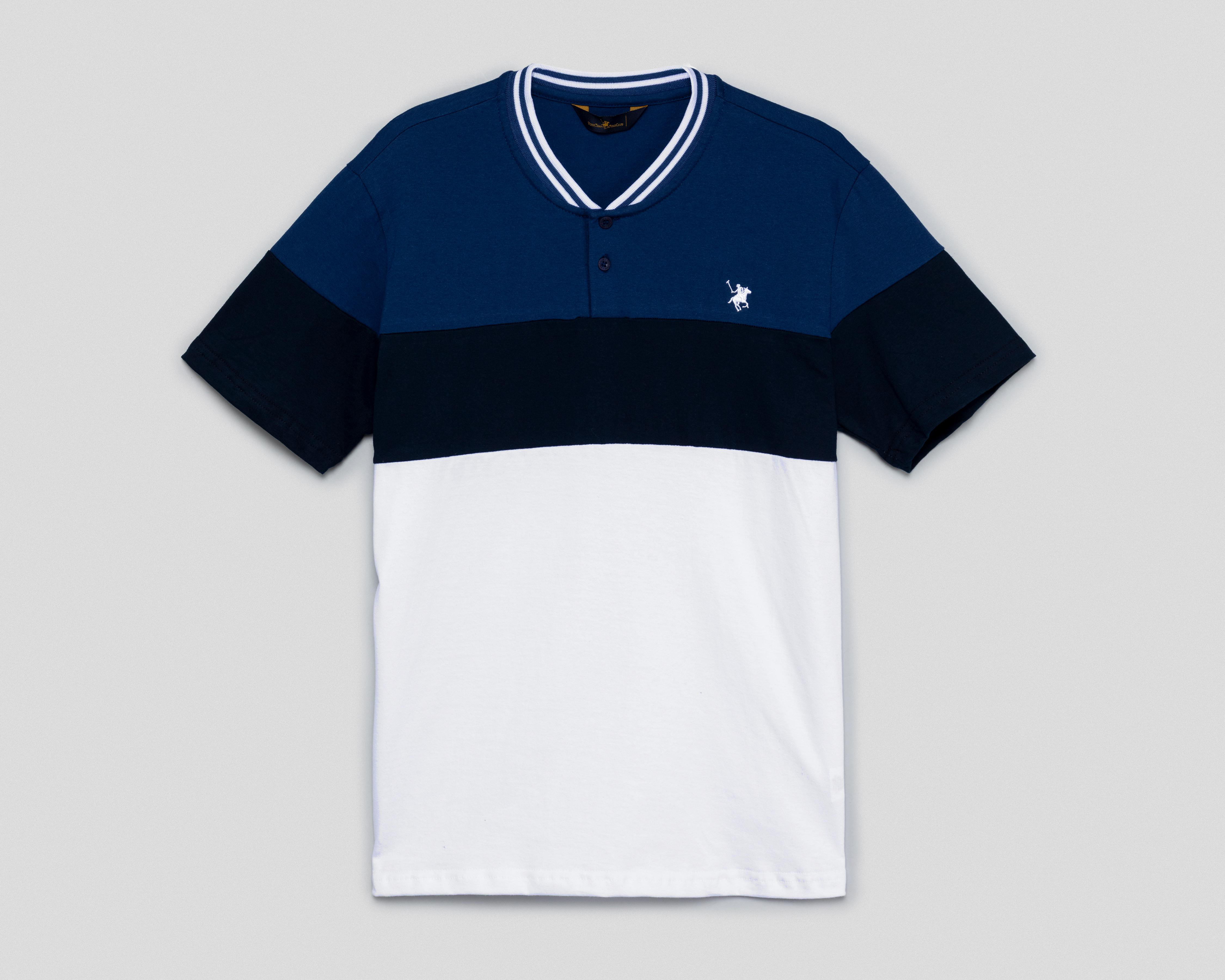 Foto 2 pulgar | Playera Polo York Team Polo Club Cuello Mao para Hombre