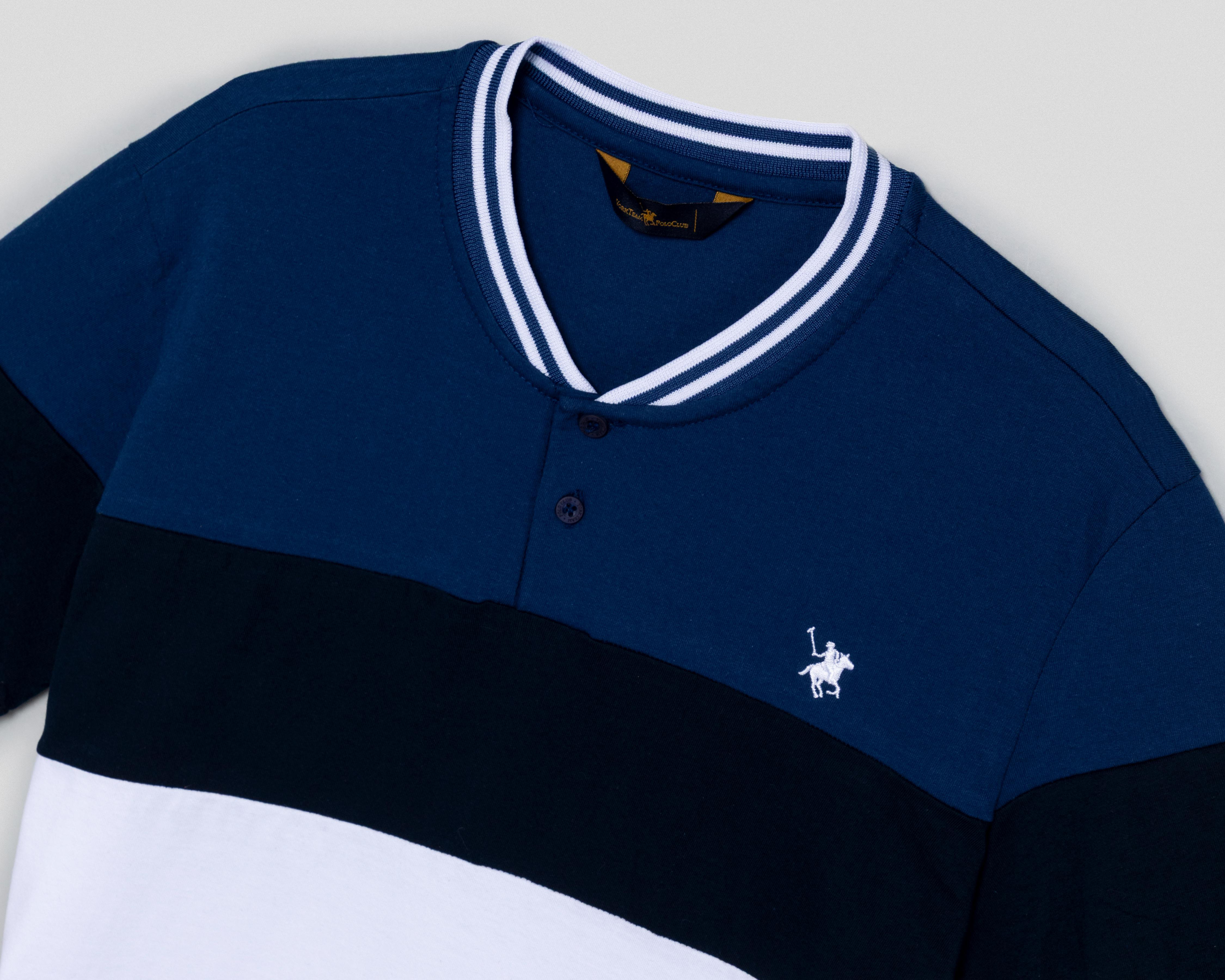 Foto 4 pulgar | Playera Polo York Team Polo Club Cuello Mao para Hombre