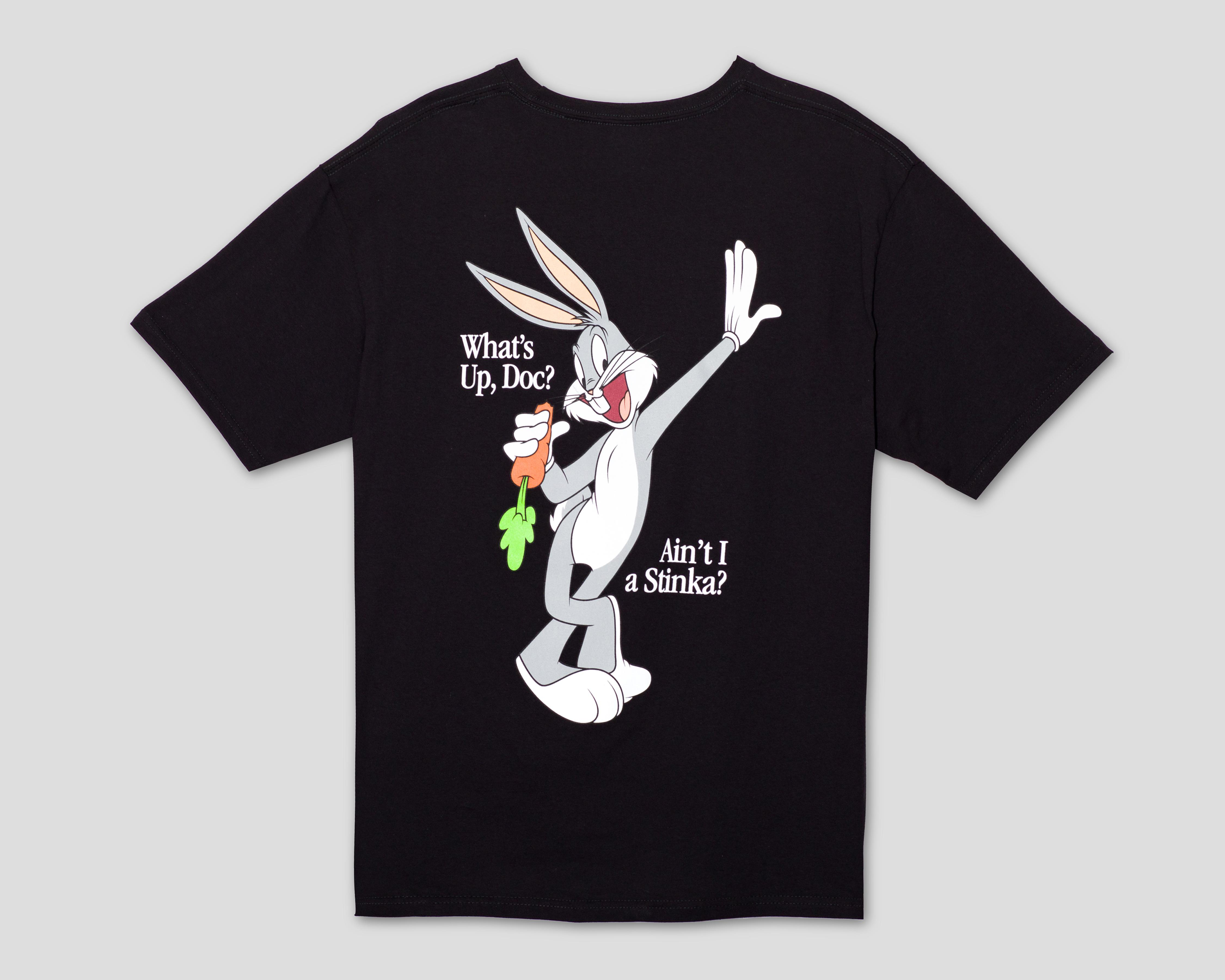 Foto 2 | Playera de Cuello Redondo Negra Looney Toones para Hombre