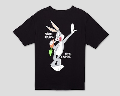 Foto 2 | Playera de Cuello Redondo Negra Looney Toones para Hombre