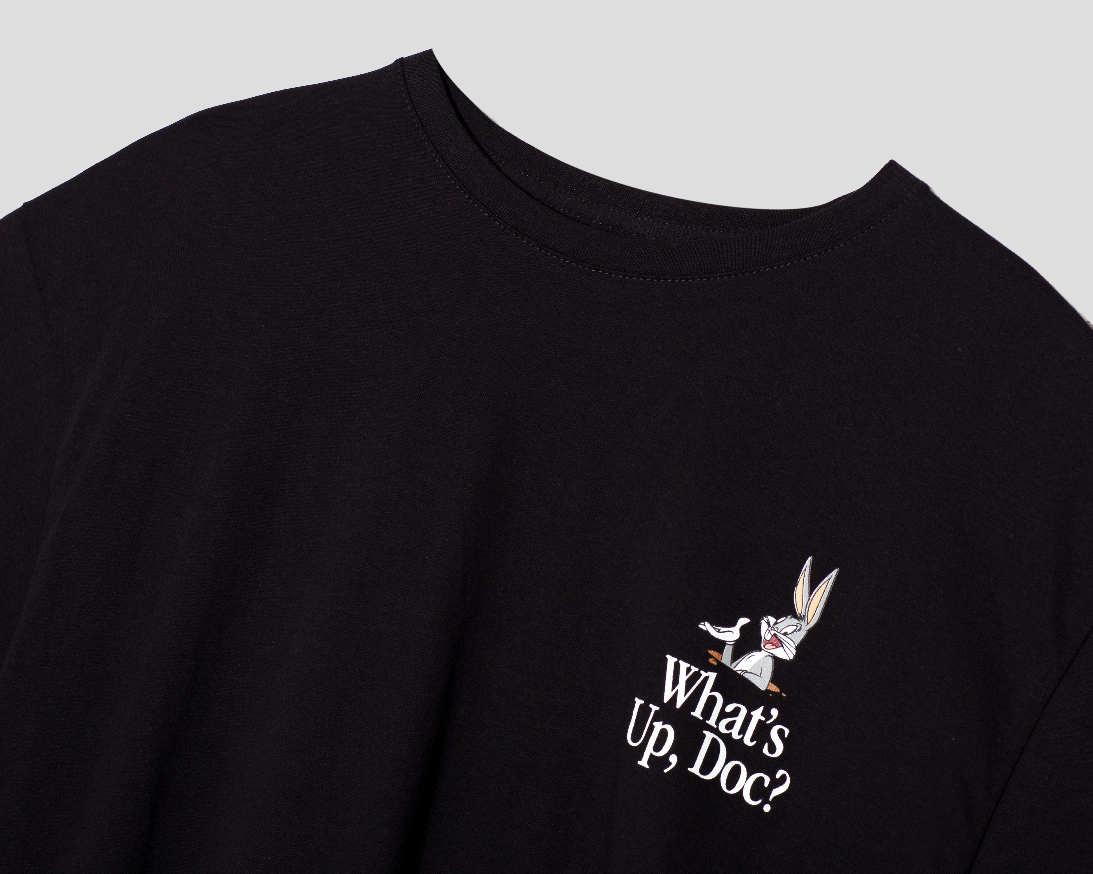 Foto 4 pulgar | Playera de Cuello Redondo Negra Looney Toones para Hombre