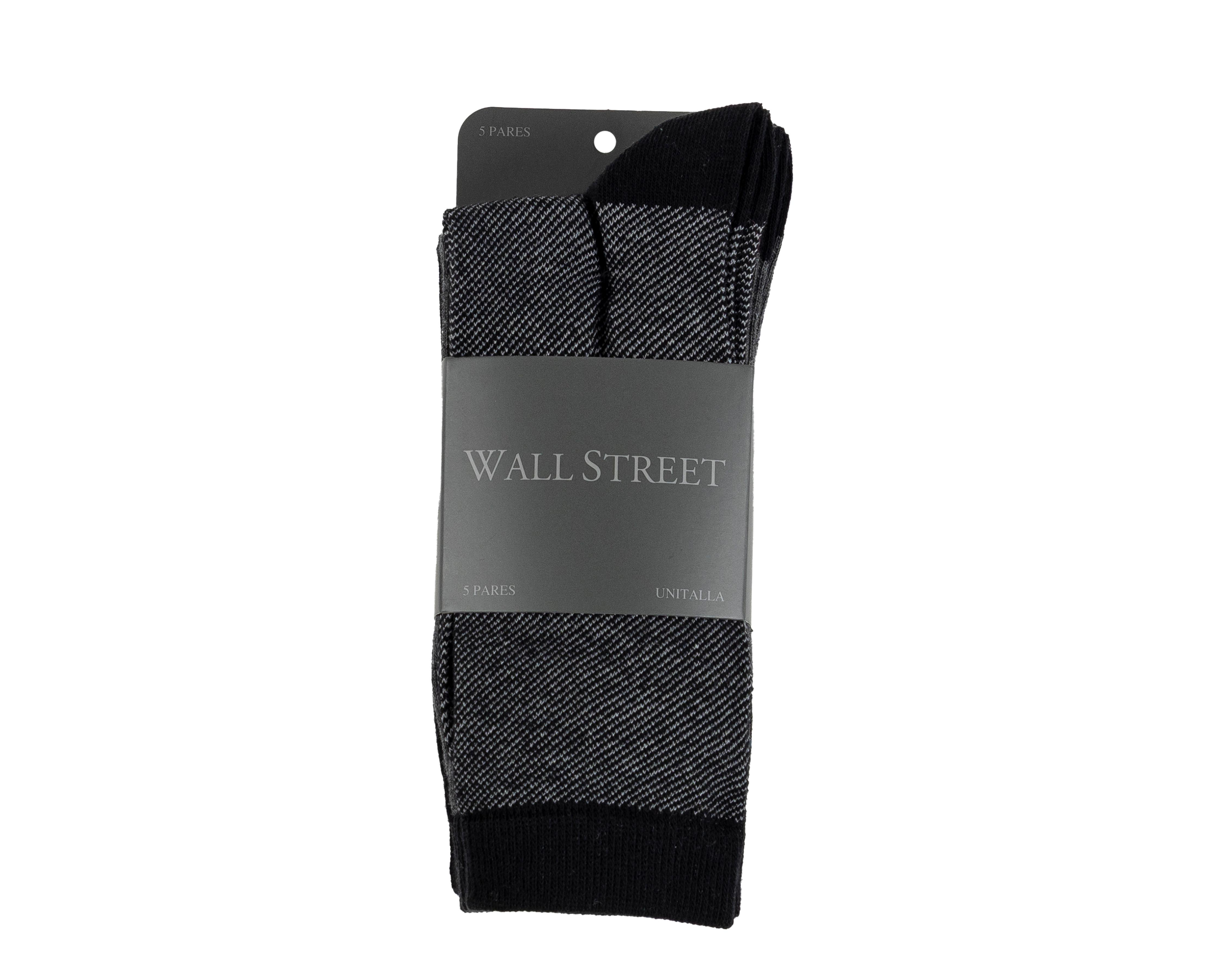 Foto 4 pulgar | Calcetas de Vestir Wall Street para Hombre 5 Pares