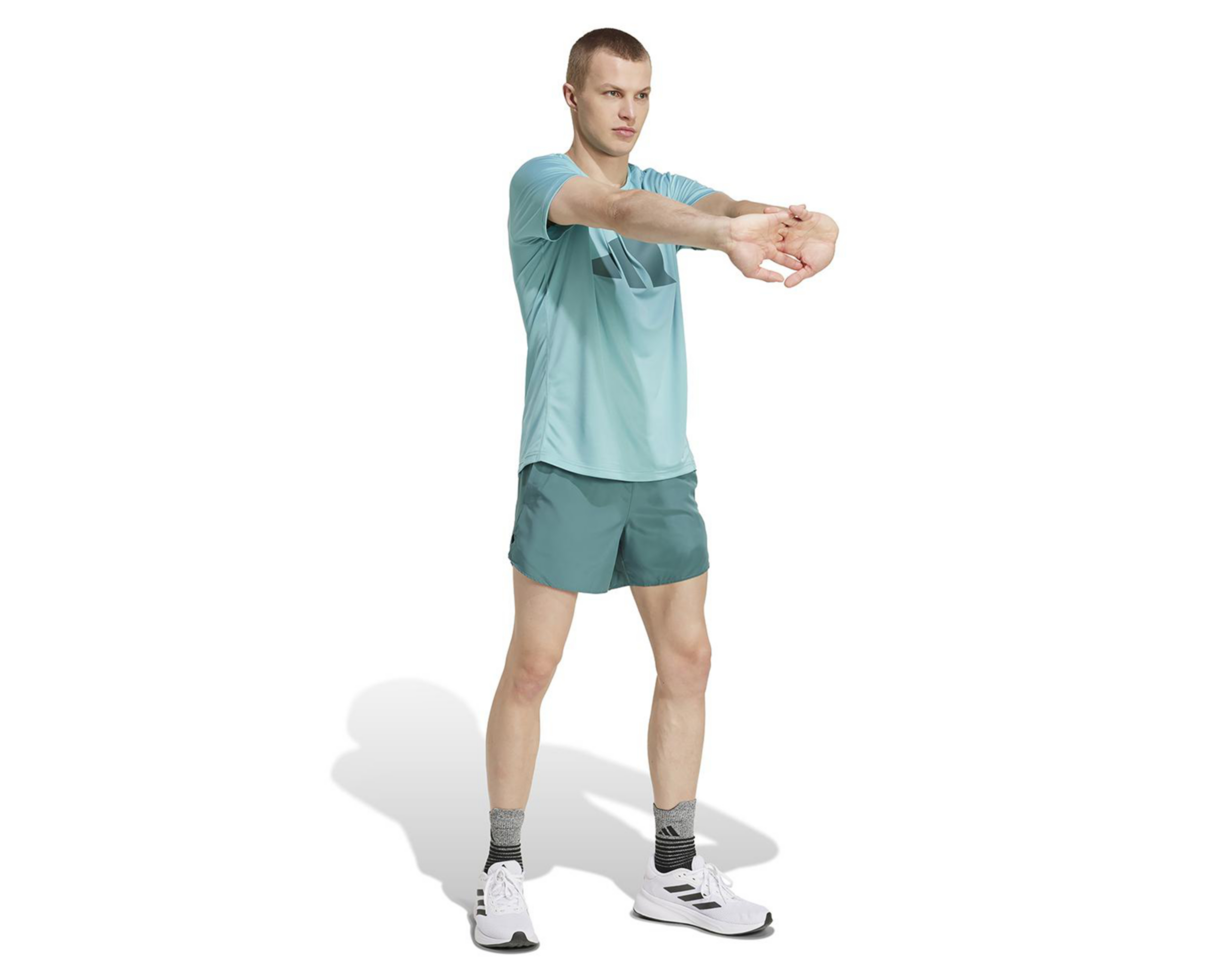 Foto 6 pulgar | Short para Correr Adidas Run It Aeroready para Hombre