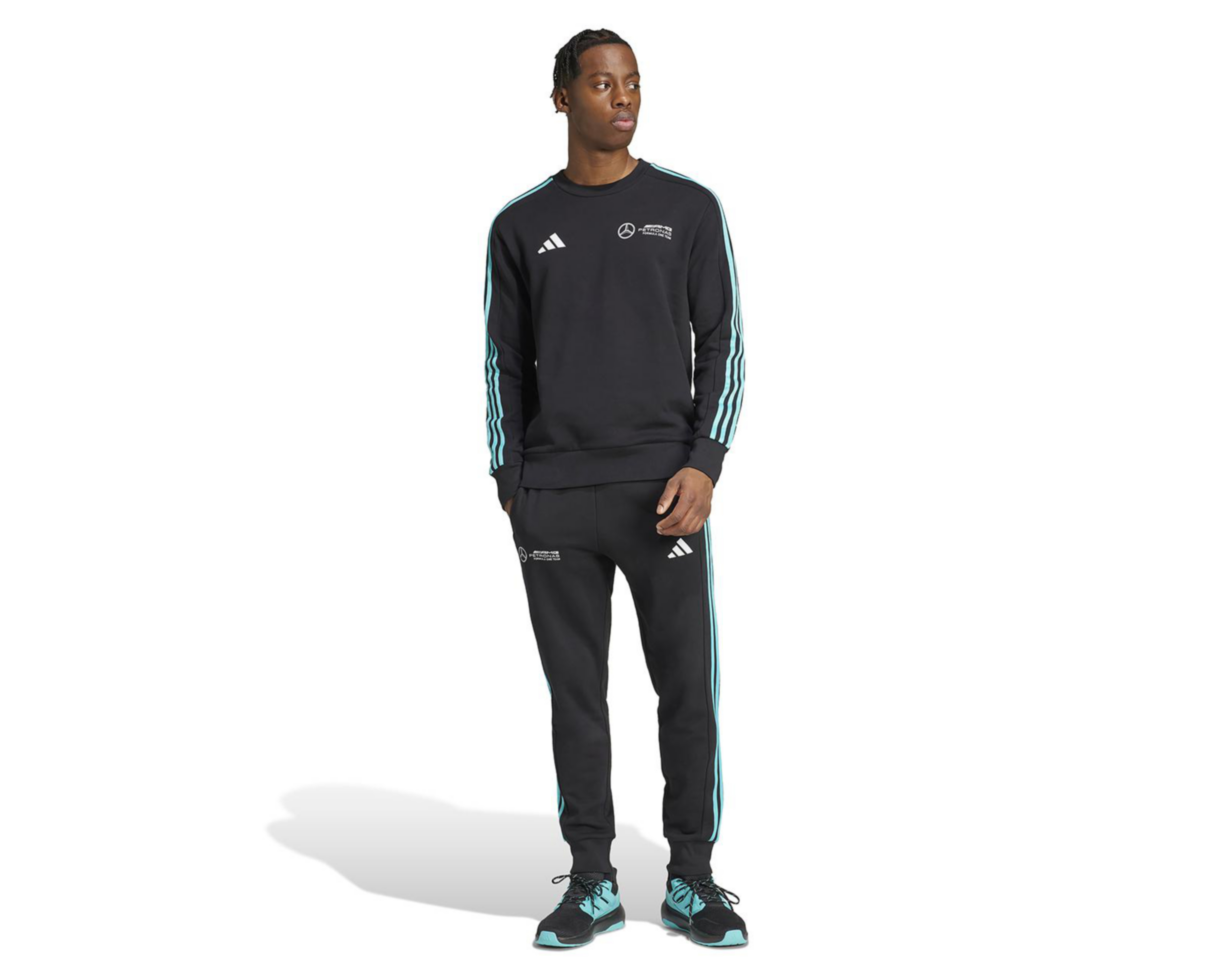 Foto 5 | Pants Deportivo Adidas AMG Petronas Formula One Team DNA para Hombre