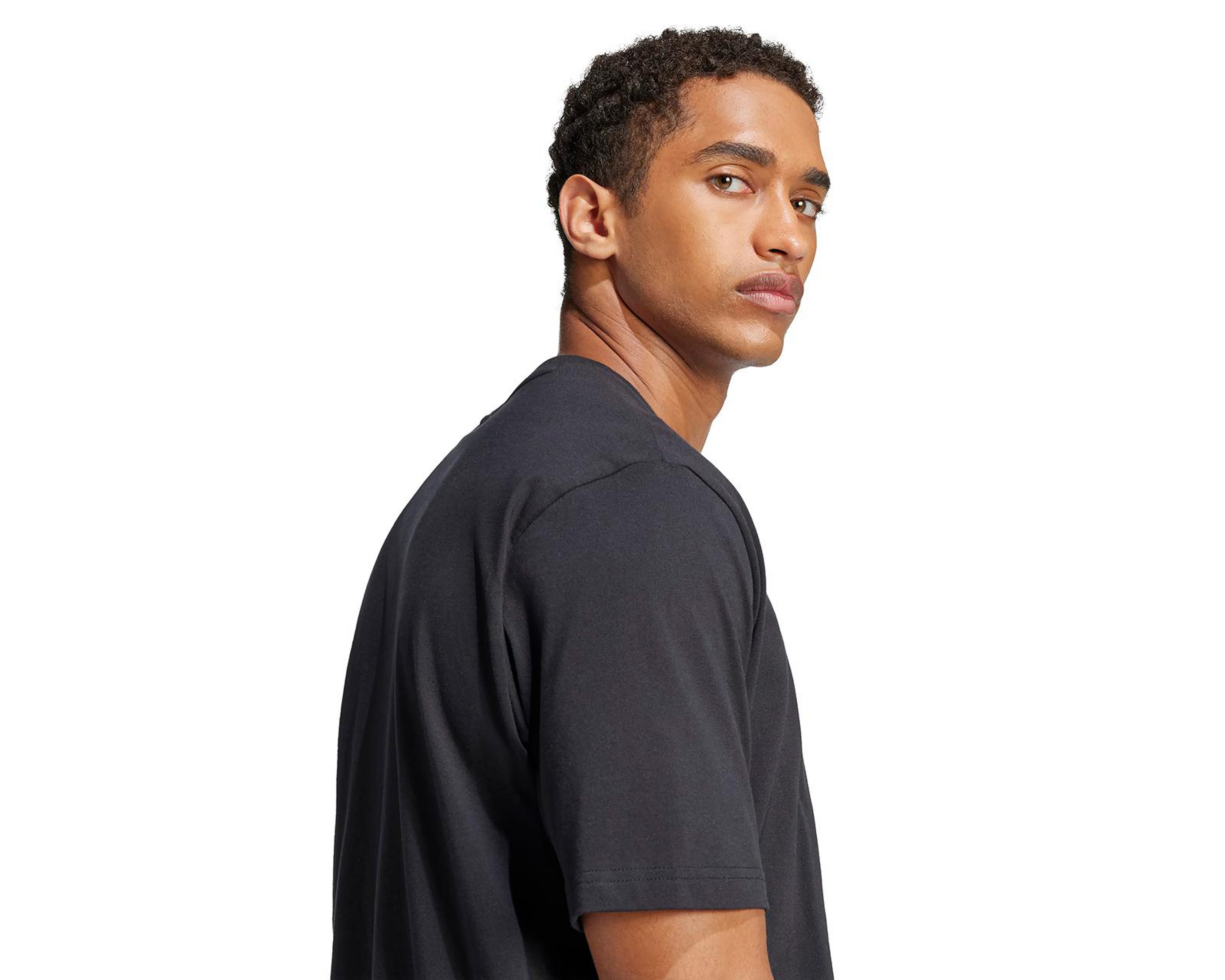 Foto 6 pulgar | Playera de Cuello Redondo Adidas Essentials Linear para Hombre