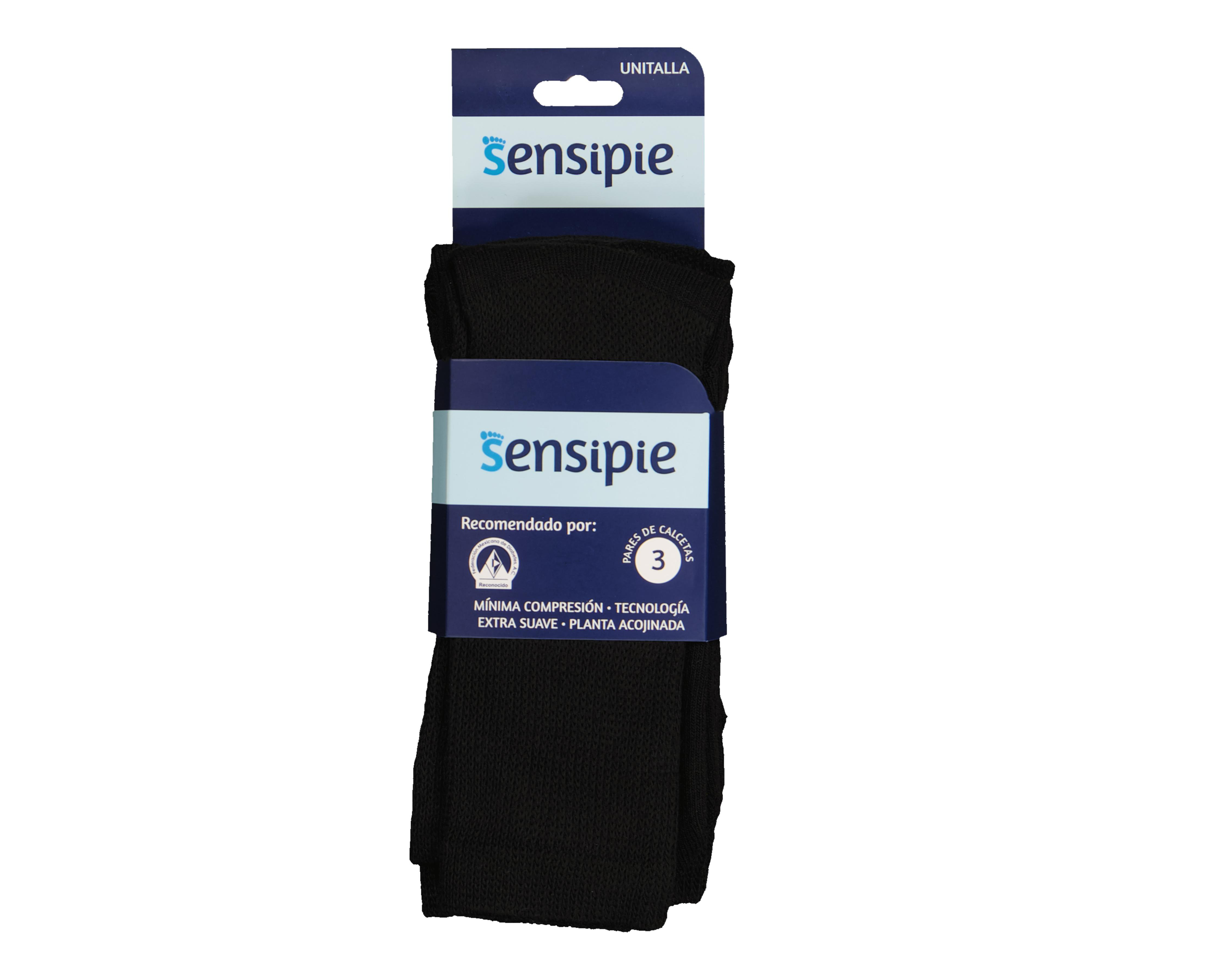 Foto 4 pulgar | Calcetas para Personas con Diabetes Sensipie para Hombre 3 Pares