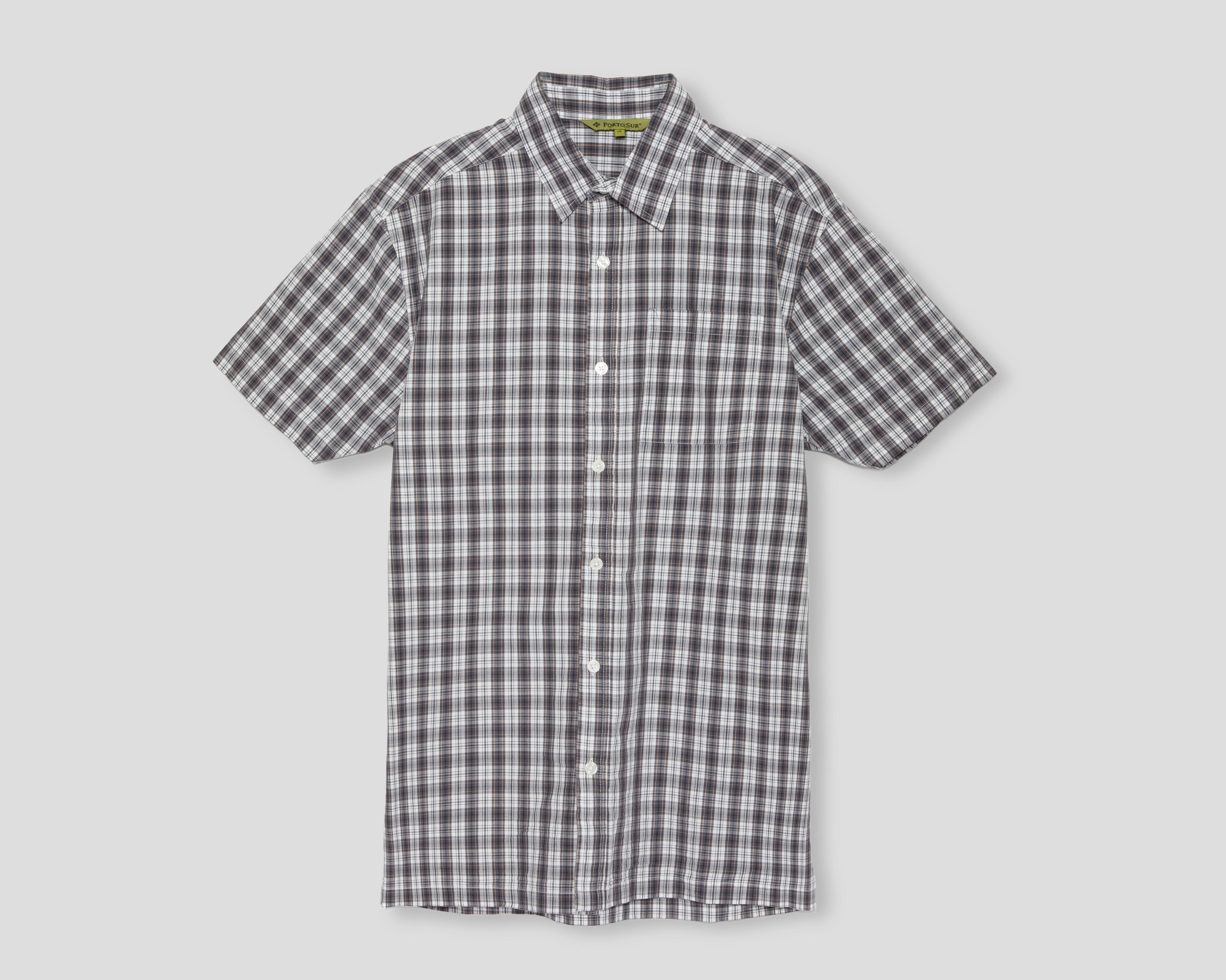 Foto 2 pulgar | Camisa Casual de Algodón Porto Sur Regular Fit a Cuadros para Hombre