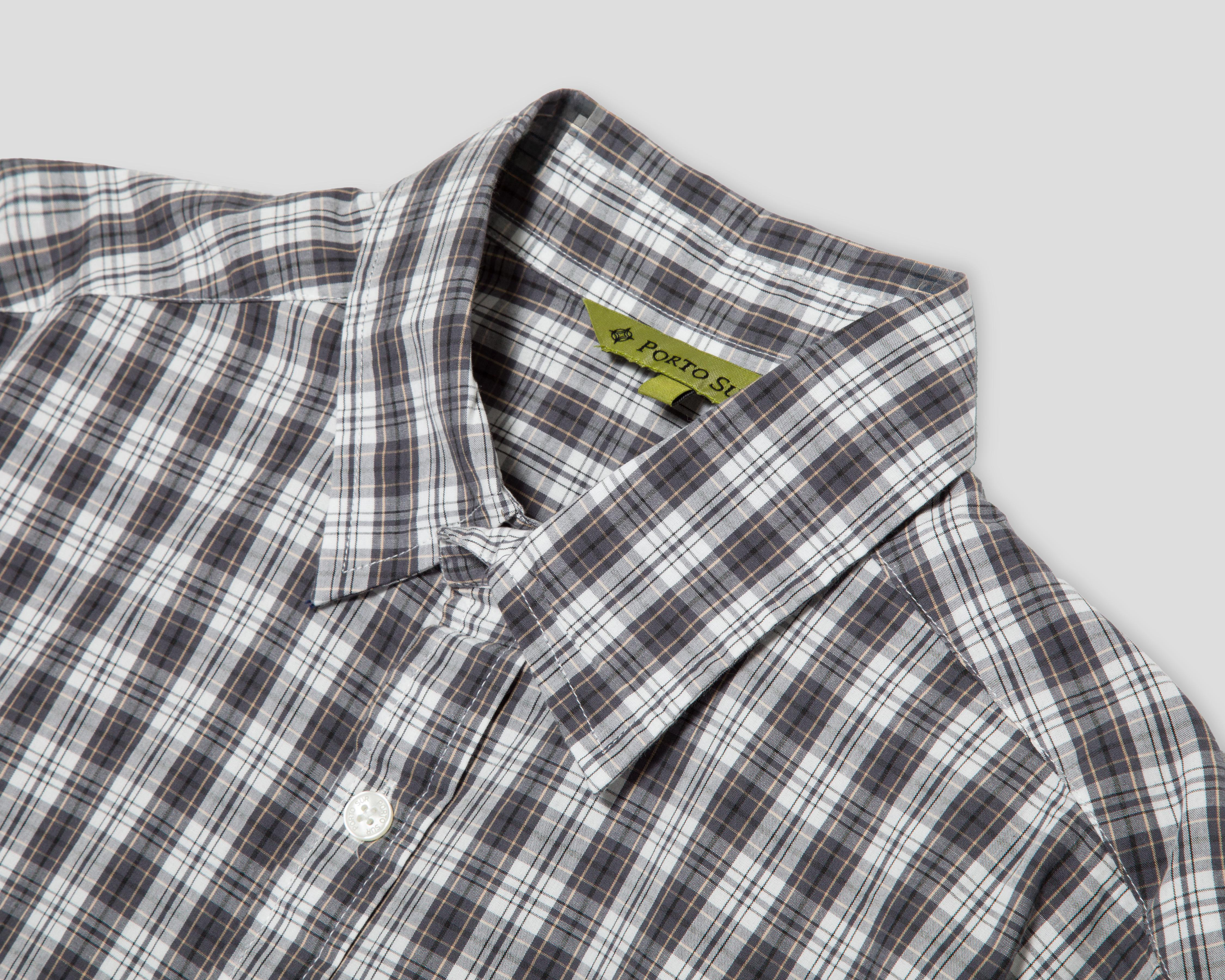 Foto 4 pulgar | Camisa Casual de Algodón Porto Sur Regular Fit a Cuadros para Hombre