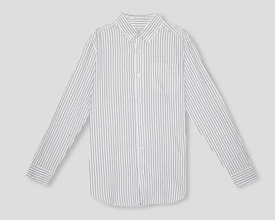 Foto 1 | Camisa Casual de Algodón Refill Regular Fit a Rayas para Hombre