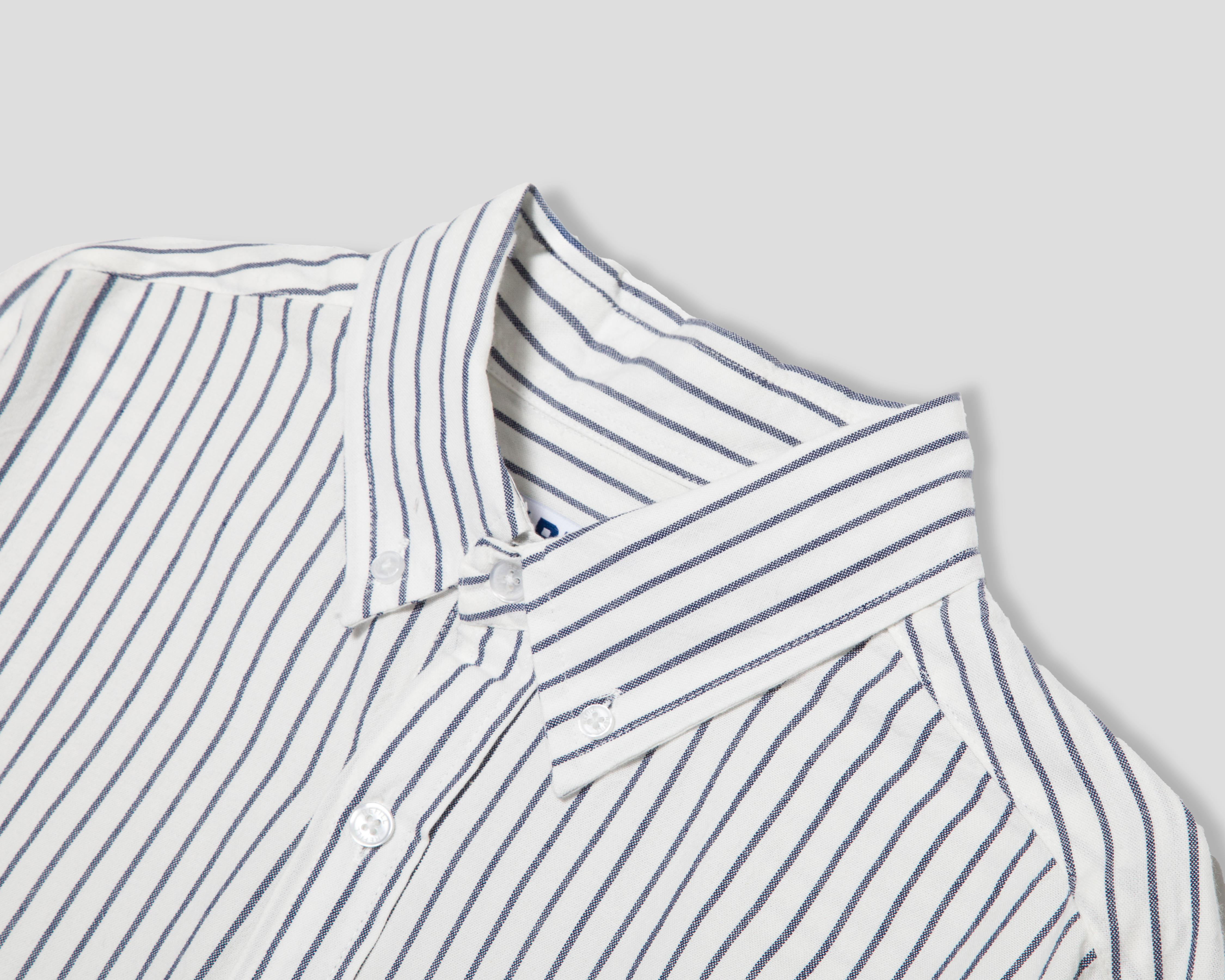 Foto 4 pulgar | Camisa Casual de Algodón Refill Regular Fit a Rayas para Hombre