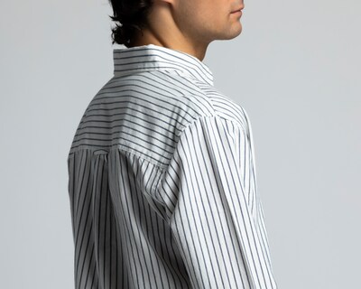 Foto 5 | Camisa Casual de Algodón Refill Regular Fit a Rayas para Hombre