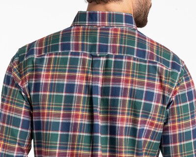 Foto 5 | Camisa Casual de Algodón Refill Regular a Cuadros para Hombre
