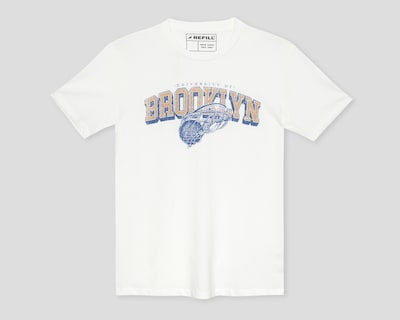 Foto 1 | Playera de Cuello Redondo Blanca Refill para Hombre