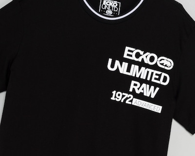 Foto 3 | Playera de Cuello Redondo Negra Ecko Unltd. para Hombre