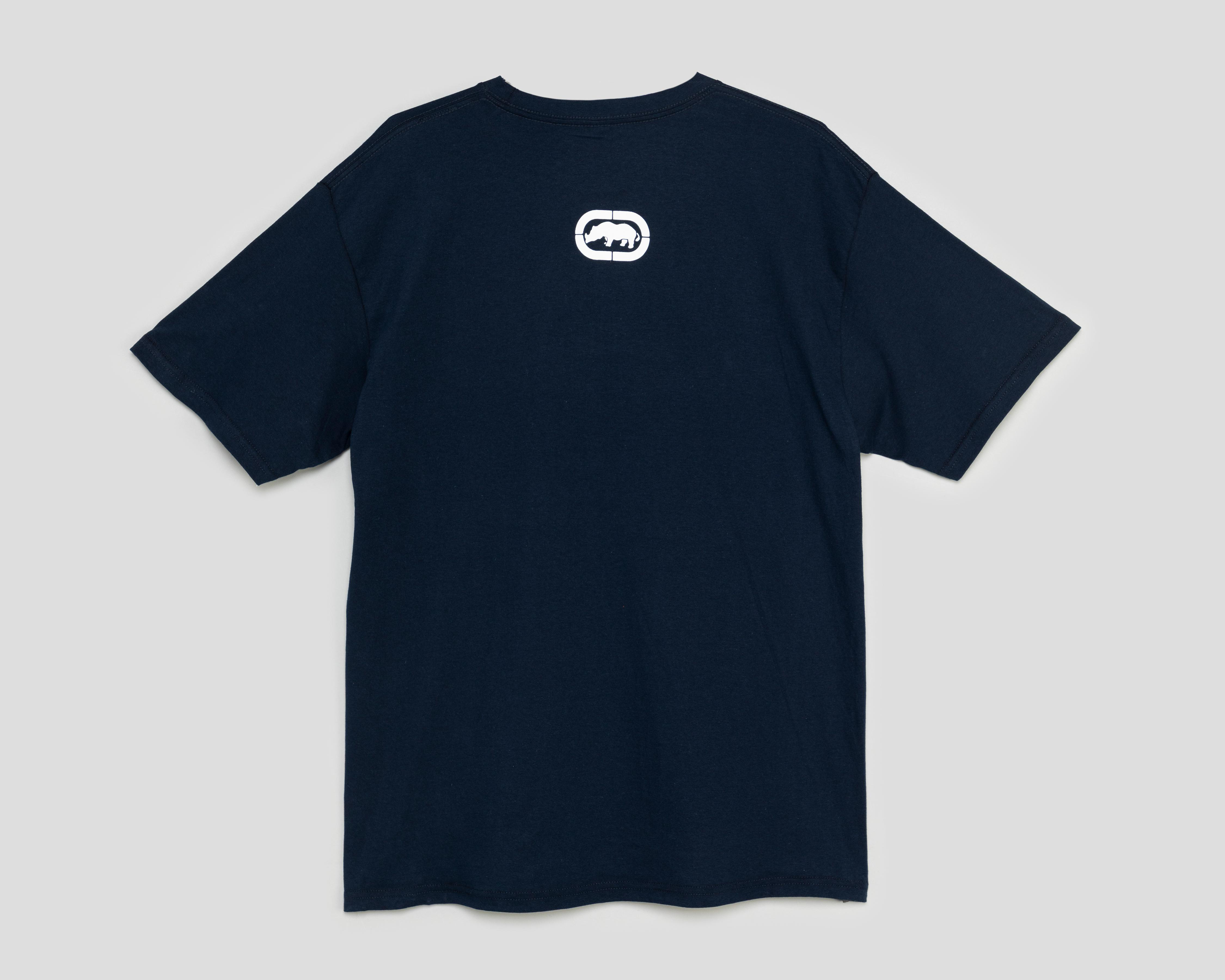 Foto 3 pulgar | Playera de Cuello Redondo Azul Marino Ecko Unltd. para Hombre
