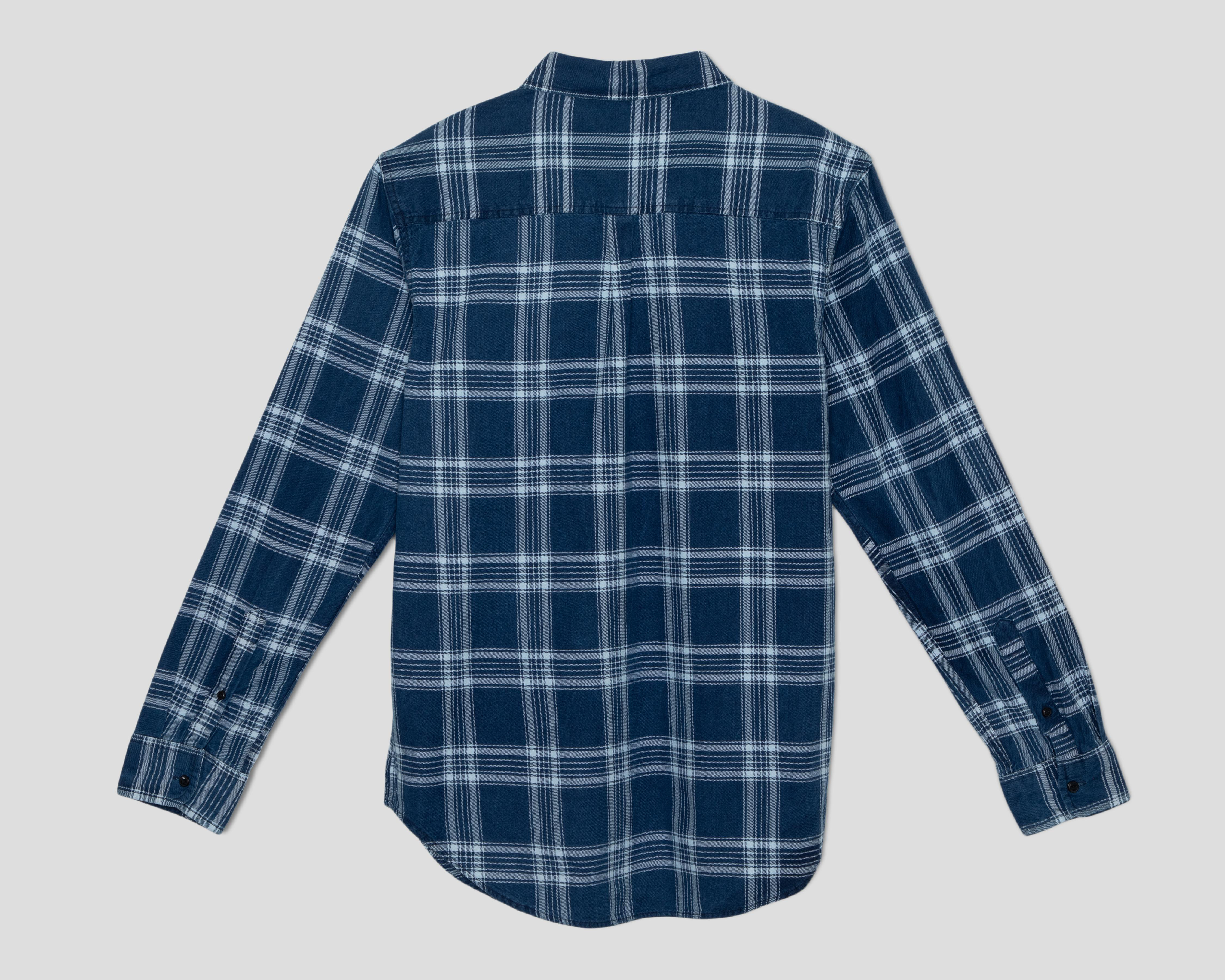 Foto 3 pulgar | Camisa Casual de Algodón Refill Regular a Cuadros para Hombre