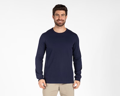 Foto 1 | Playera de Cuello Redondo Azul Refill para Hombre