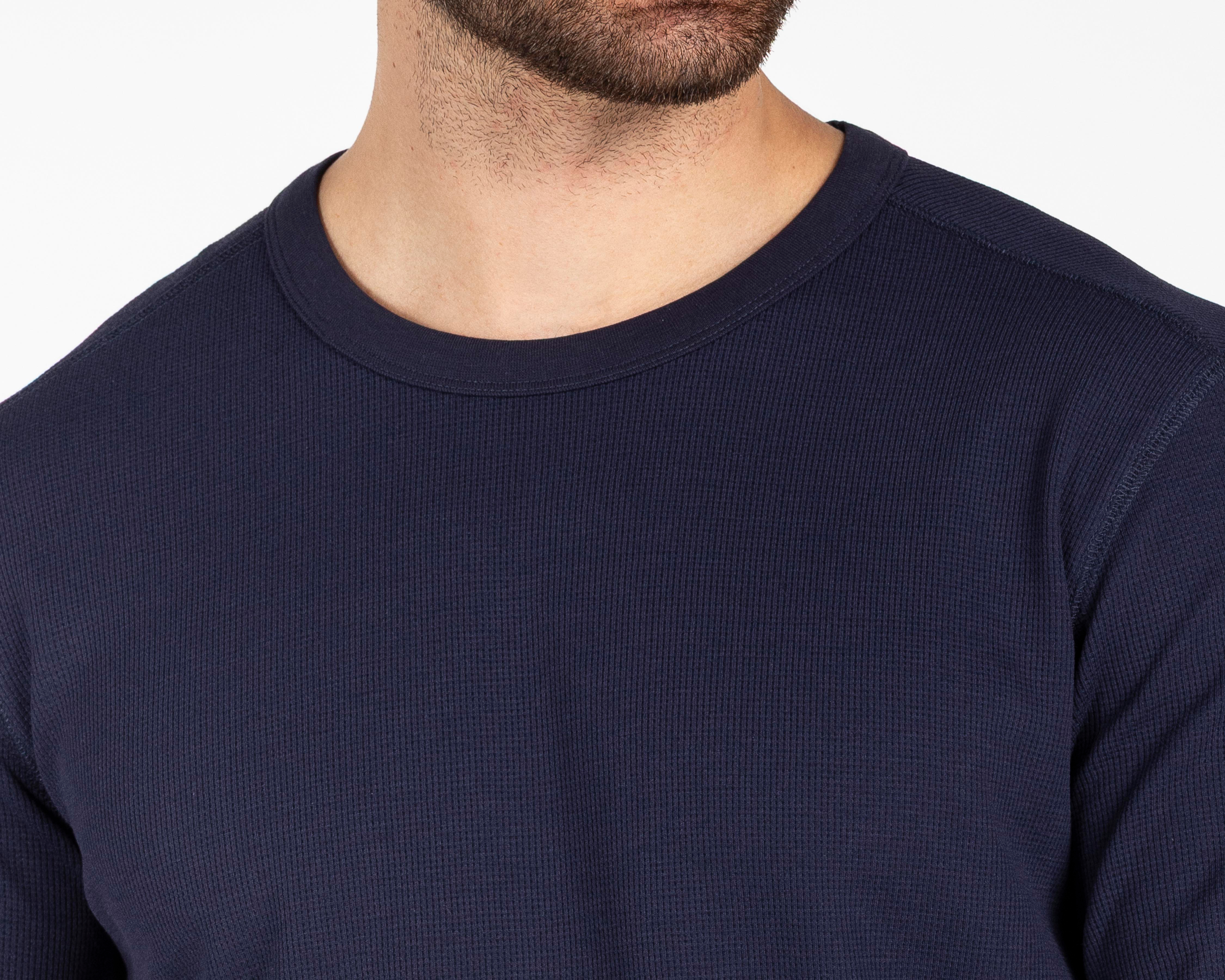 Foto 5 pulgar | Playera de Cuello Redondo Azul Refill para Hombre