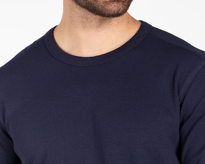Foto 4 | Playera de Cuello Redondo Azul Refill para Hombre