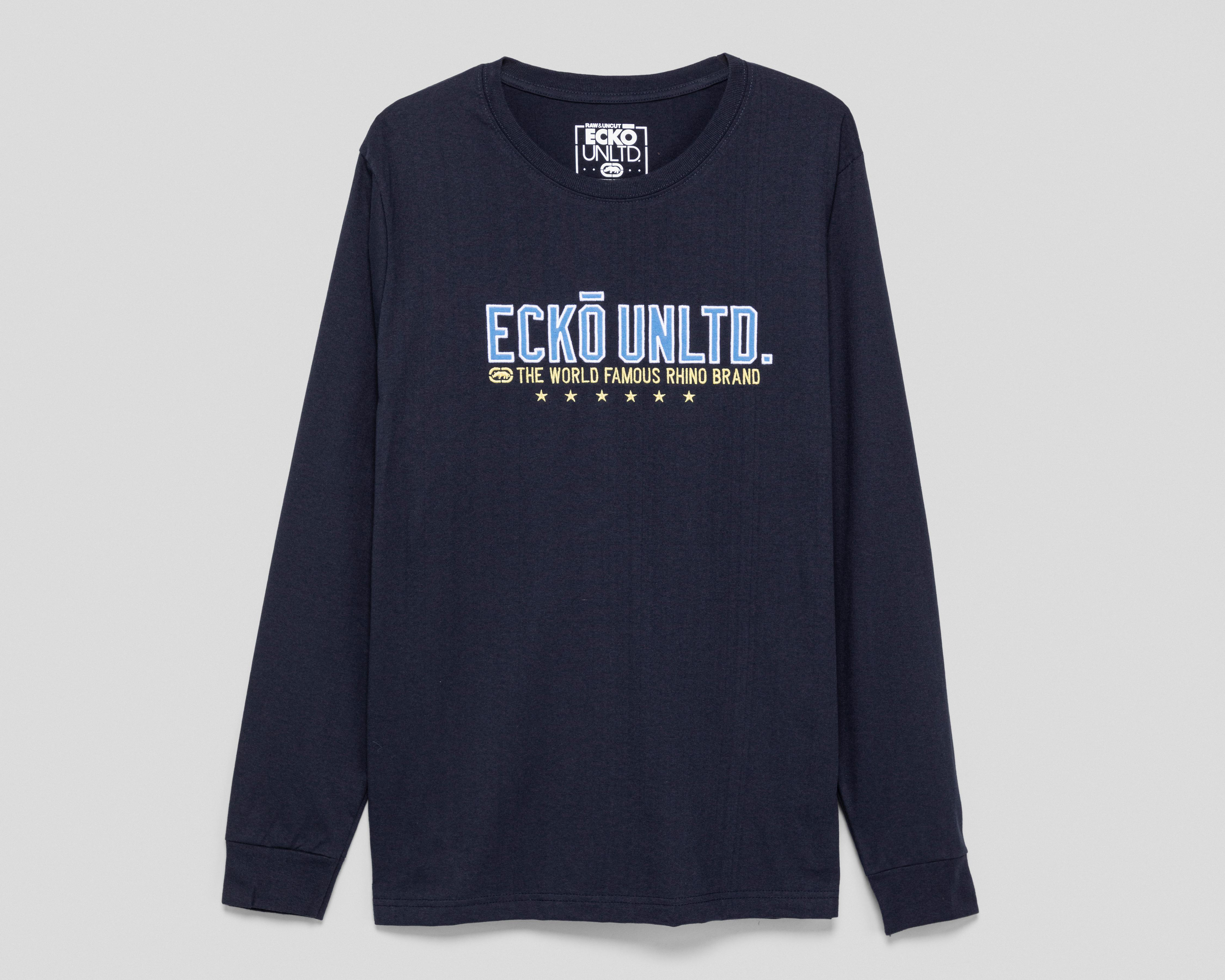 Foto 1 | Playera de Cuello Redondo Azul Ecko Unltd. para Hombre