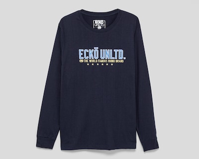 Foto 1 | Playera de Cuello Redondo Azul Ecko Unltd. para Hombre