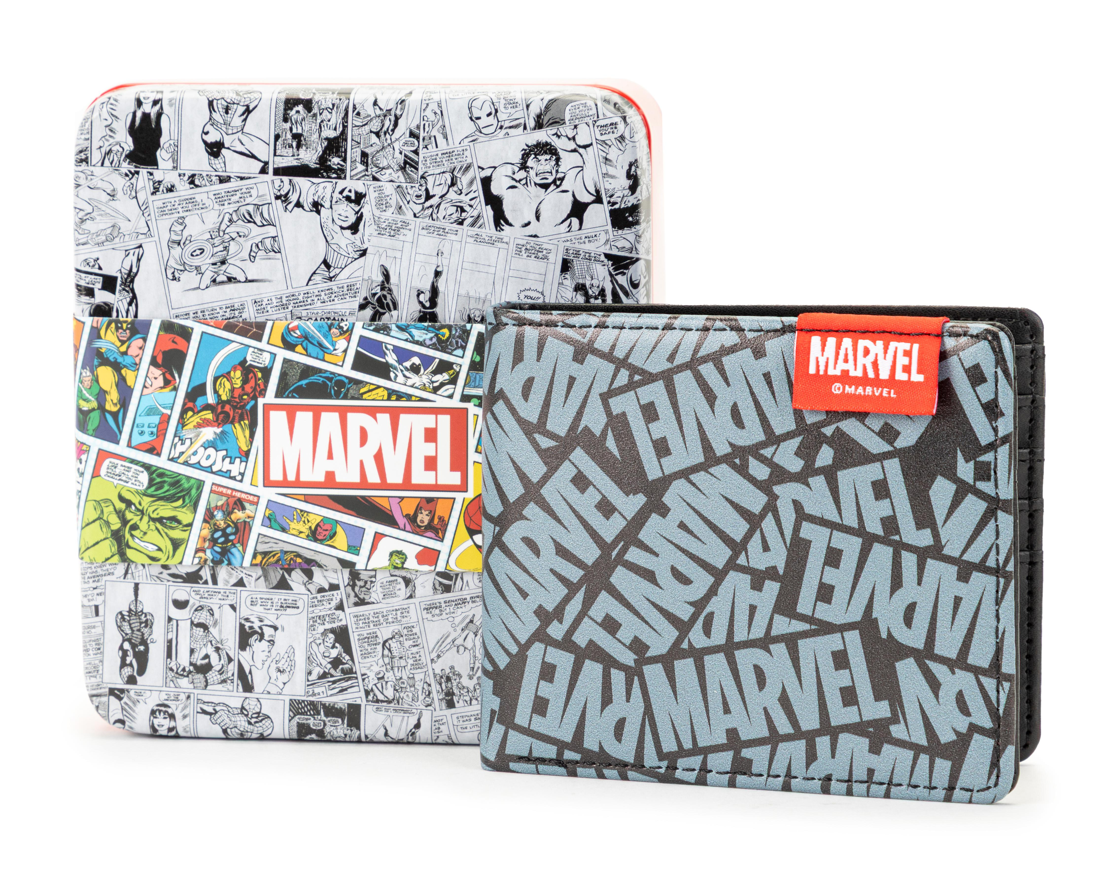 Foto 2 pulgar | Cartera para Hombre Marvel Estampada